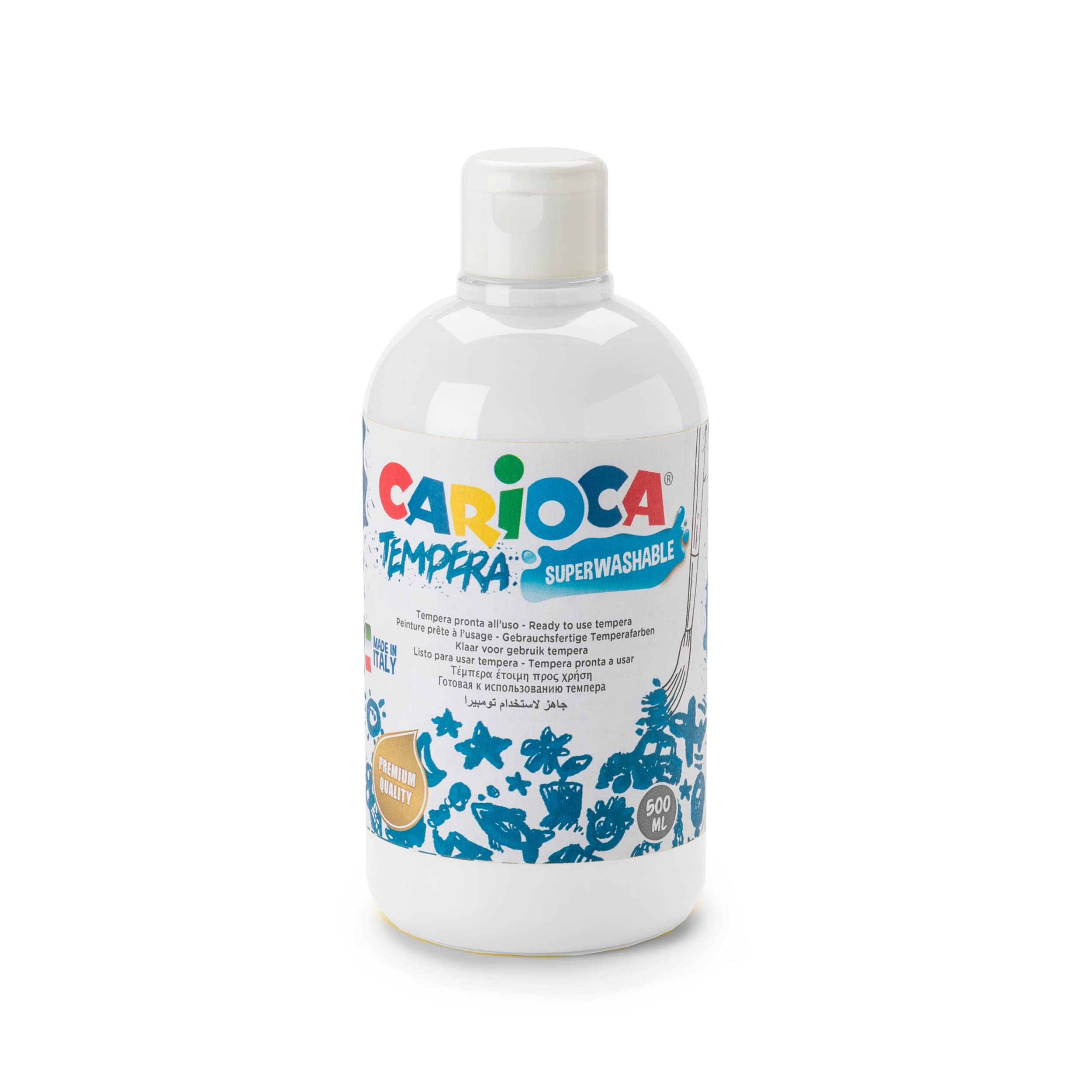 Carioca Farby do malowania – butelka 500 ml, biały (ko027/01)