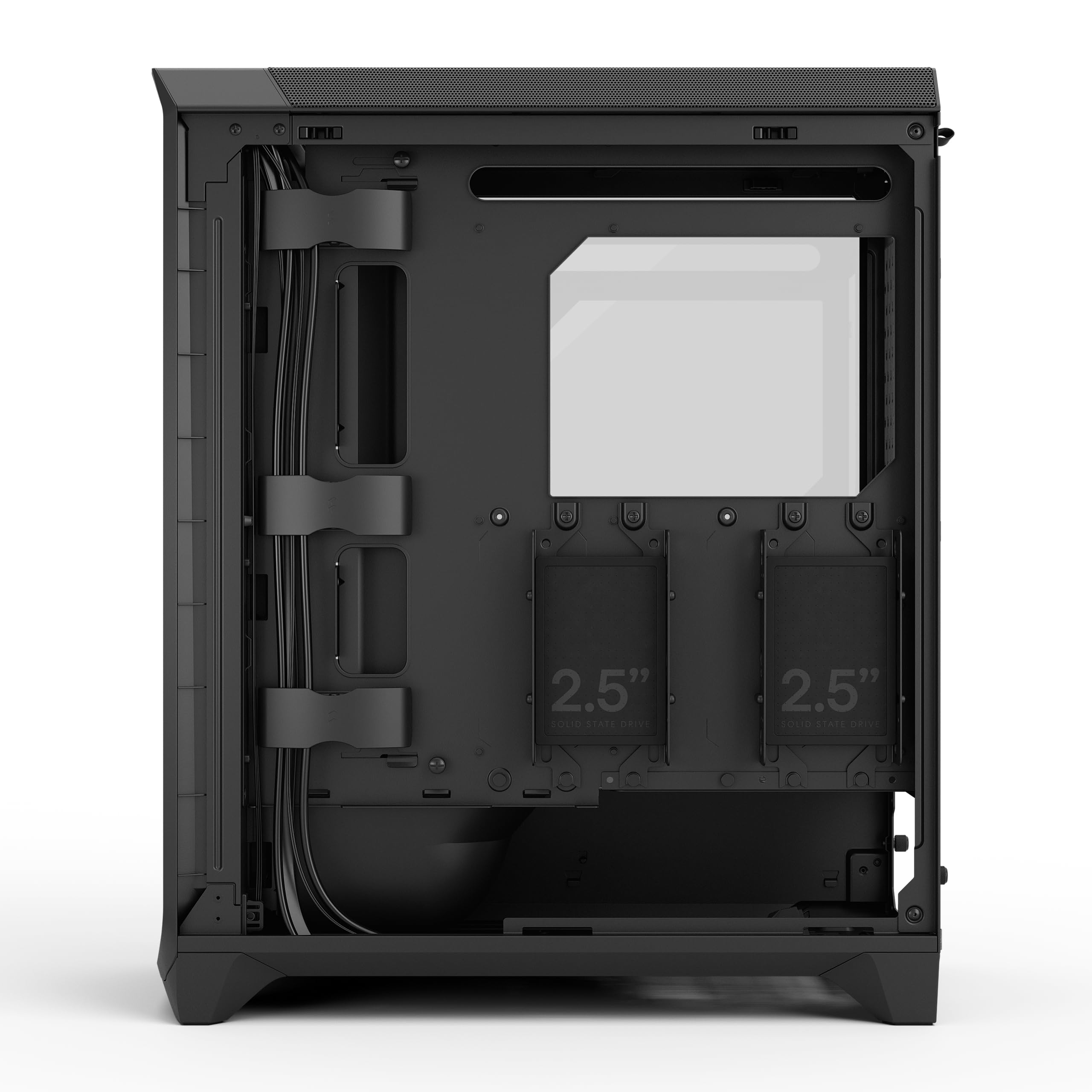 Fractal Design Meshify 3 Black TG Light Tint - Gaming Computer-Gehäuse – Facetten-Mesh-Front – DREI Momentumüfter enthalten - E-ATX/ATX/mATX Unterstützung – Bild 6