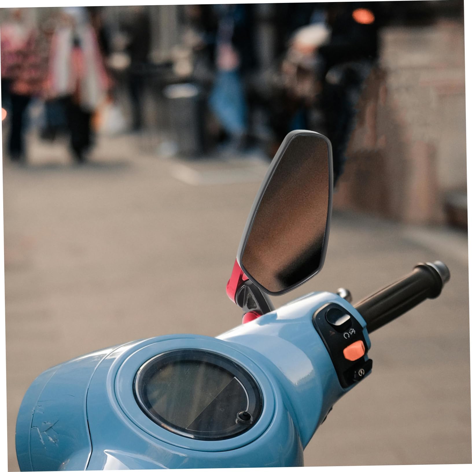 Sosoport 1 set Specchietti Retrovisori per con Design per Scooter e Biciclette Resistente e Affidabile Funzionali