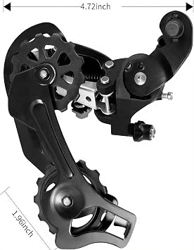Huazu Rear Derailleur 6/7-Speed for RD-TY300 Mountain Bikes-Smooth Shifting Direct Mount Design