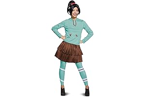Vanellope Deluxe Adult Costume: Step into Sweetville's Racing Star's Shoes