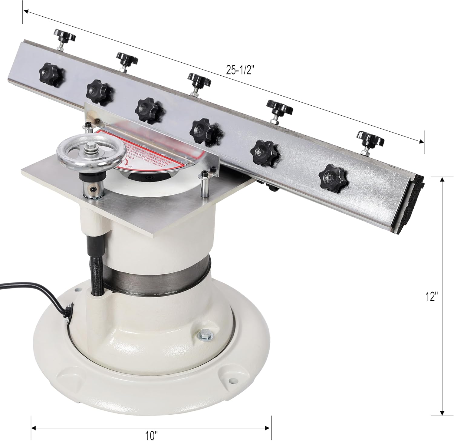ZenithX Industrial Multi-Function Knife/Cutter Grinder - 1/2HP 110V/60HZ, 25in Max Working Length, 3450rpm, Gray
