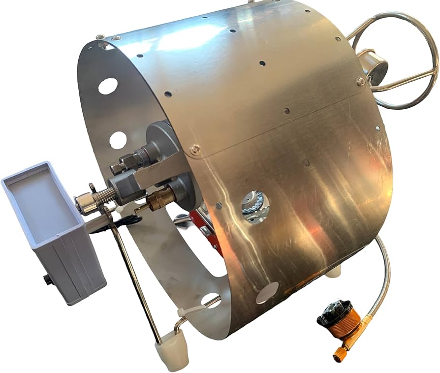 ポン菓子機 6合用のポン吉楽 電動式フルセット 5つの安全設計 圧縮式焼き栗機 Amazon | パランソポン菓子機 6合用のポン吉楽! 電動式セット5つの安全