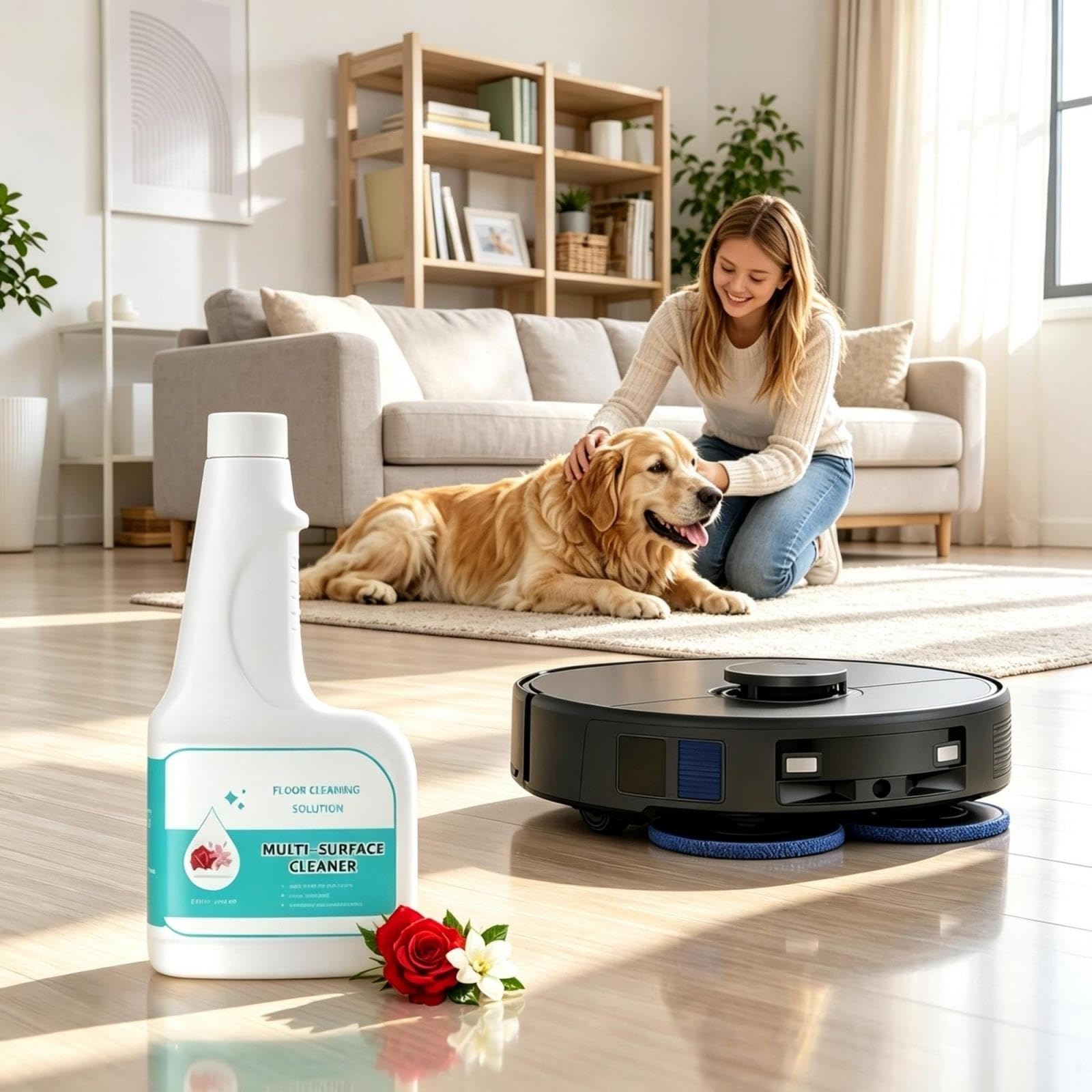 Solución Limpieza Pisos (473 ML), Compatible Con Eufy Robot Aspirador