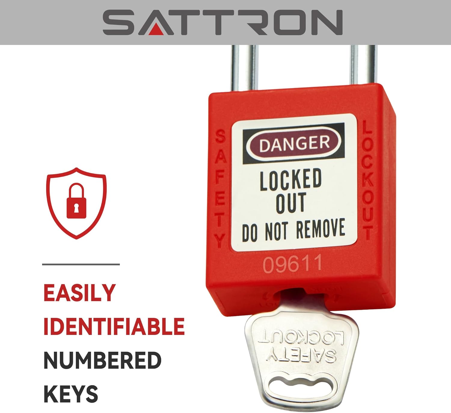 OMGTMD Lockout Tagout Kit - Portable Safety Padlock Box With 10 Loto - View #6