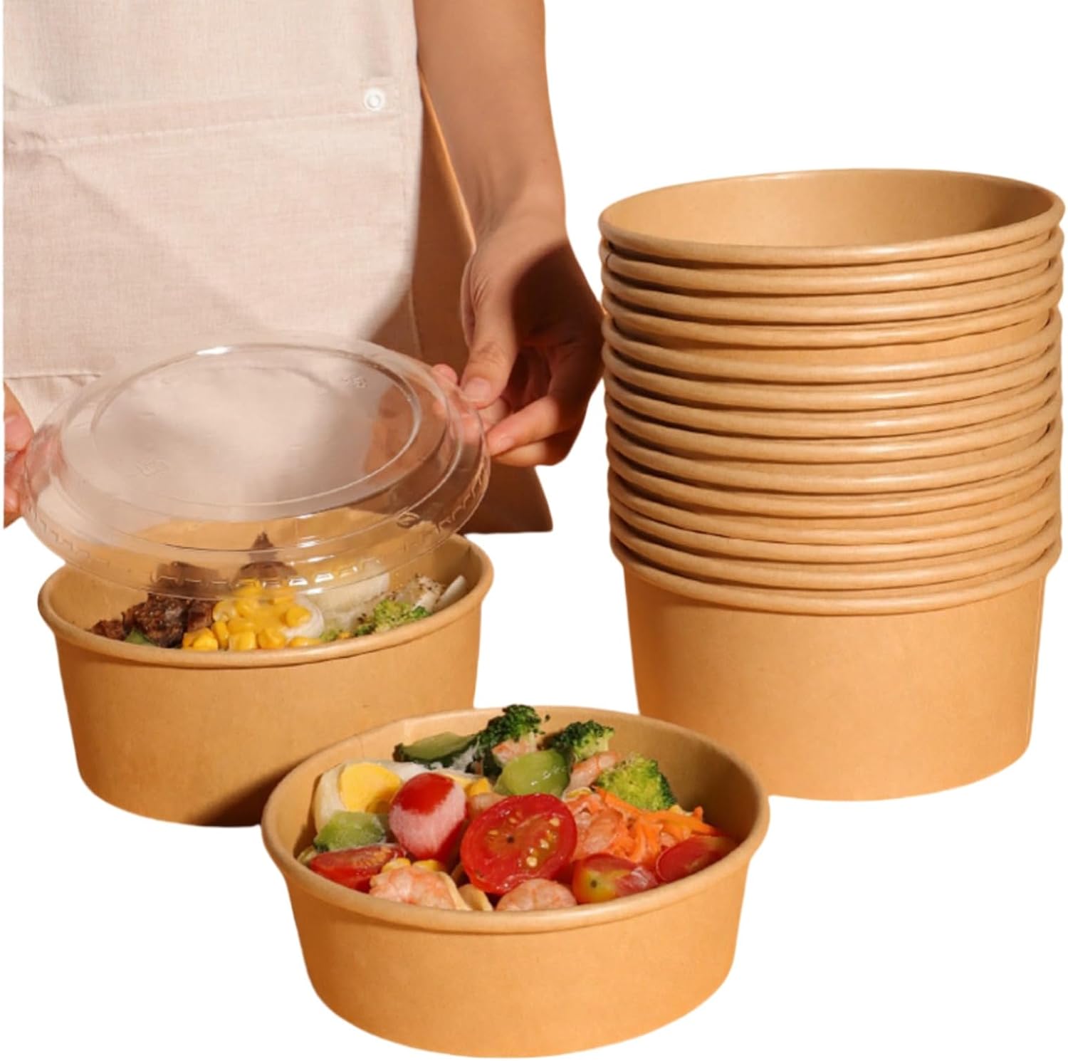 103.紙皿やバガスのお弁当箱は電子レンジで大丈夫？｜レンジでも使用可能な紙皿・バガスなど日用品通販の【みやこ】 紙 コップ・プラカップ・割り箸・天削箸・竹箸など日用品通販の【みやこ】 使い捨てランチボックス ランチボックス 100 紙ボウル クラフト紙ボウル、電子レンジ対応グリル、紙皿 使い捨て業務用、使い捨てラン