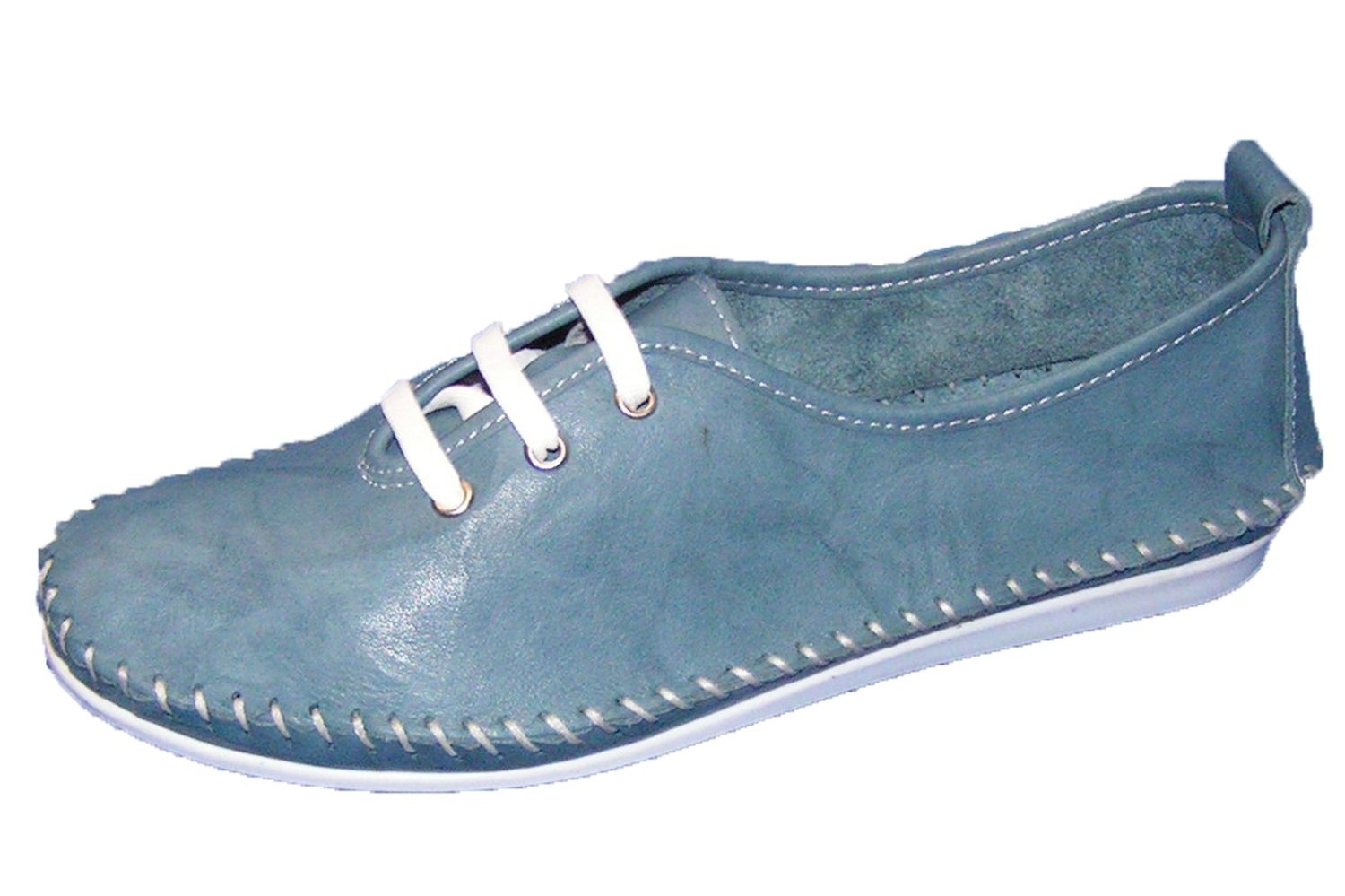 Andrea Conti Women's Damen Schnürer Sneaker, Blue, 3.5 UK
