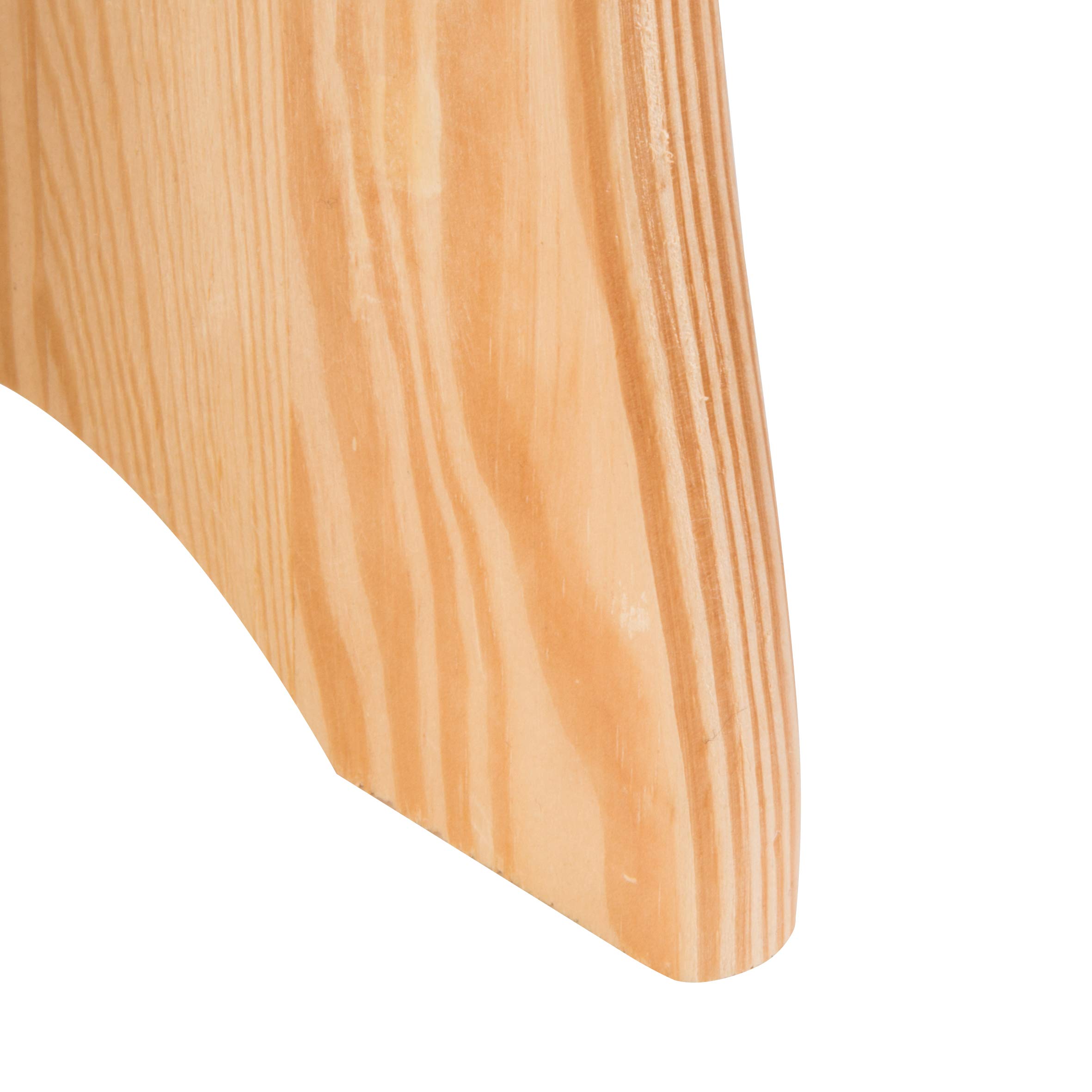 axentia 115924 Podnóżek z drewna FSC 100%, podnóżek w kolorze jasnobrązowym, ok. 40 x 22 x 20 cm