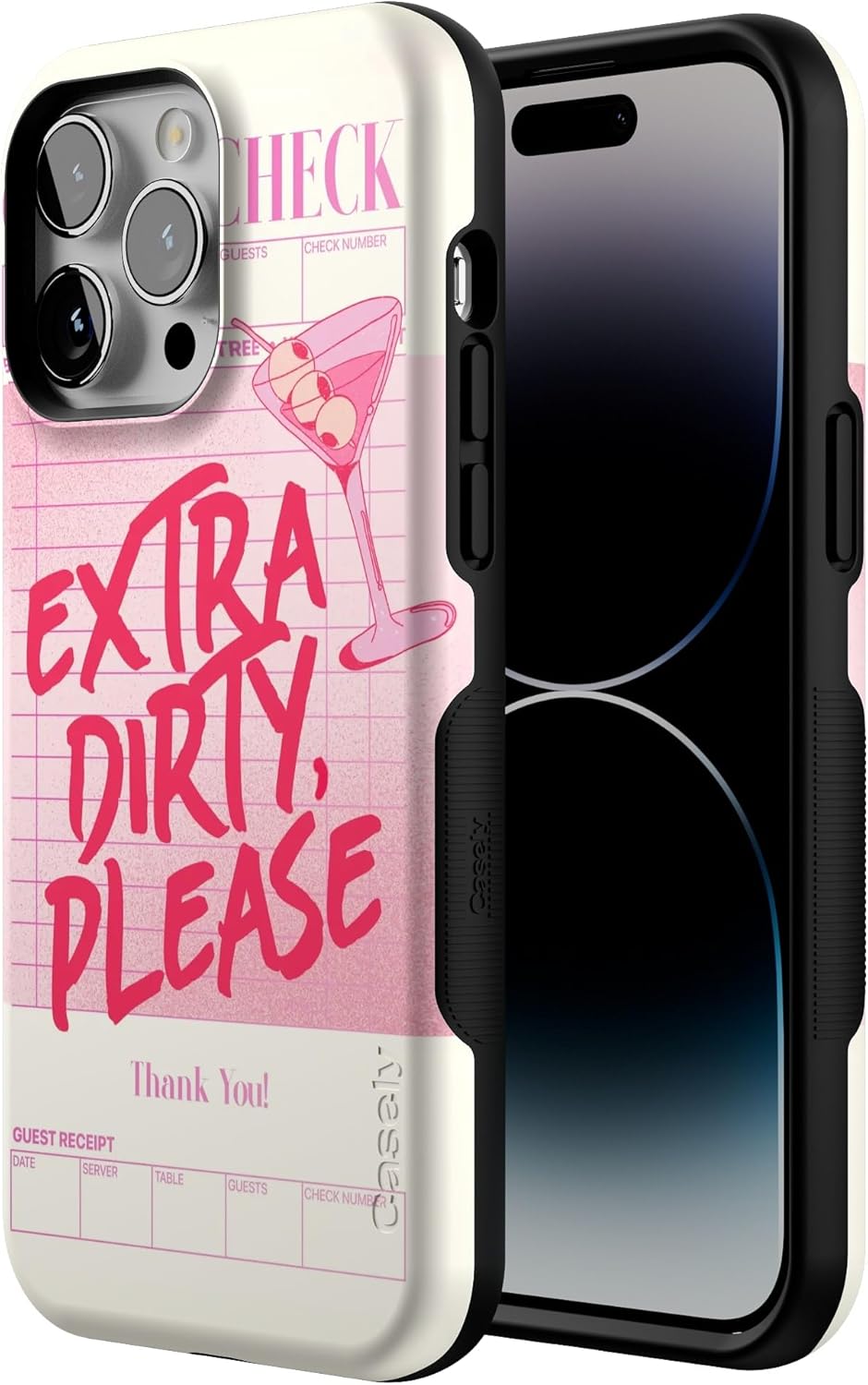 Casely iPhone 14 Pro Max Case | Extra Dirty Please | Fun on Weekdays | Bold Protective Design | Compatible with MagSafe