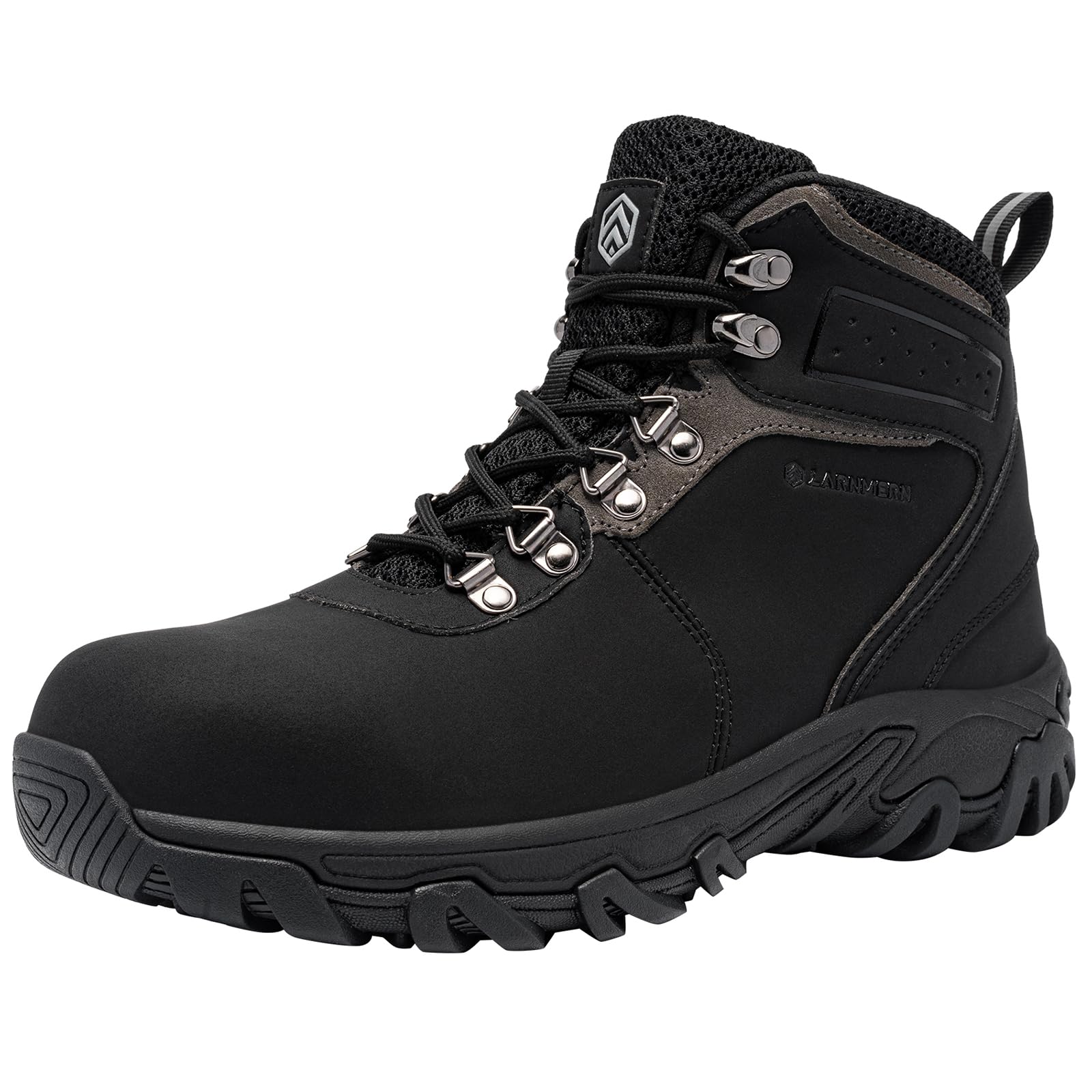 LARNMERN Imperméables Chaussures de Sécurité Homme Montante Antidérapant Chaussures de Travail Anti-Perforation Embout en Acier