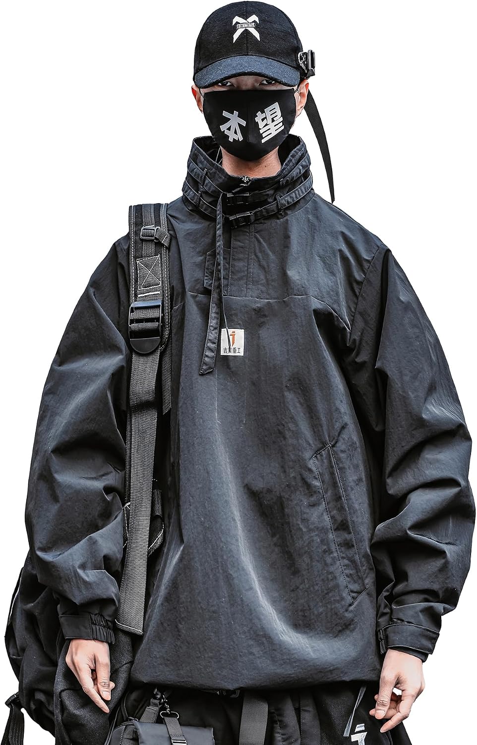 Niepce Inc Japanese Streetwear Techwear Windbreaker Jackets for Men