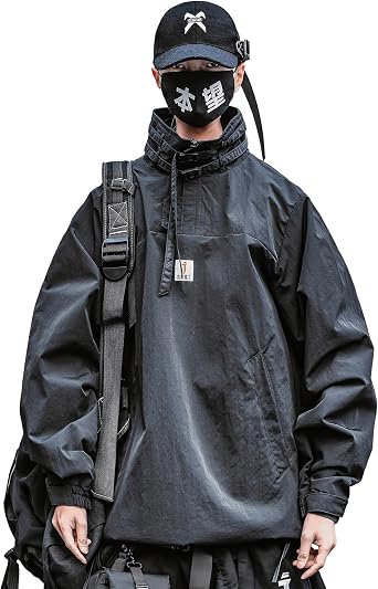 Niepce Inc Japanese Streetwear Techwear Windbreaker Jackets for Men