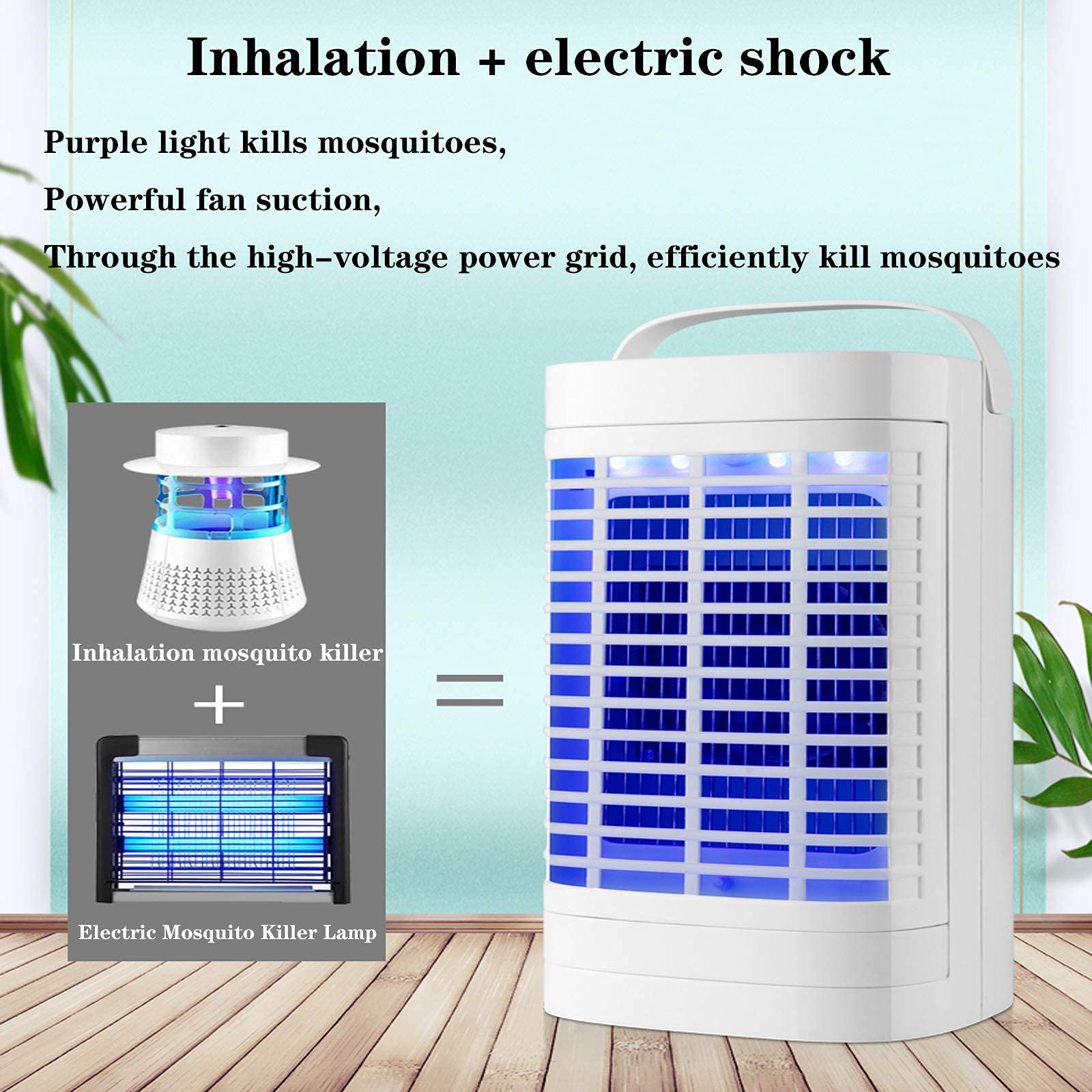 Lampada elettrica anti-mosche, lampada anti-zanzare, repellente elettrico per zanzare, trappola fisica per zanzare, utilizzata per uccidere zanzare, mosche, killer commerciali, lampada trappola per in