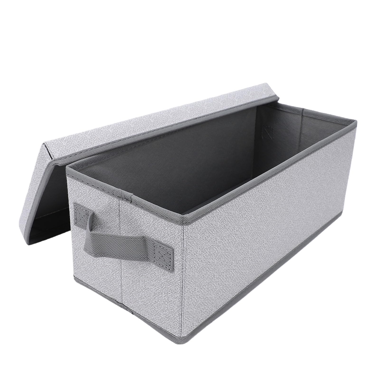 Caja de almacenamiento de DVD Fabater pack de 2 organizadores grises de tela no tejida para discos