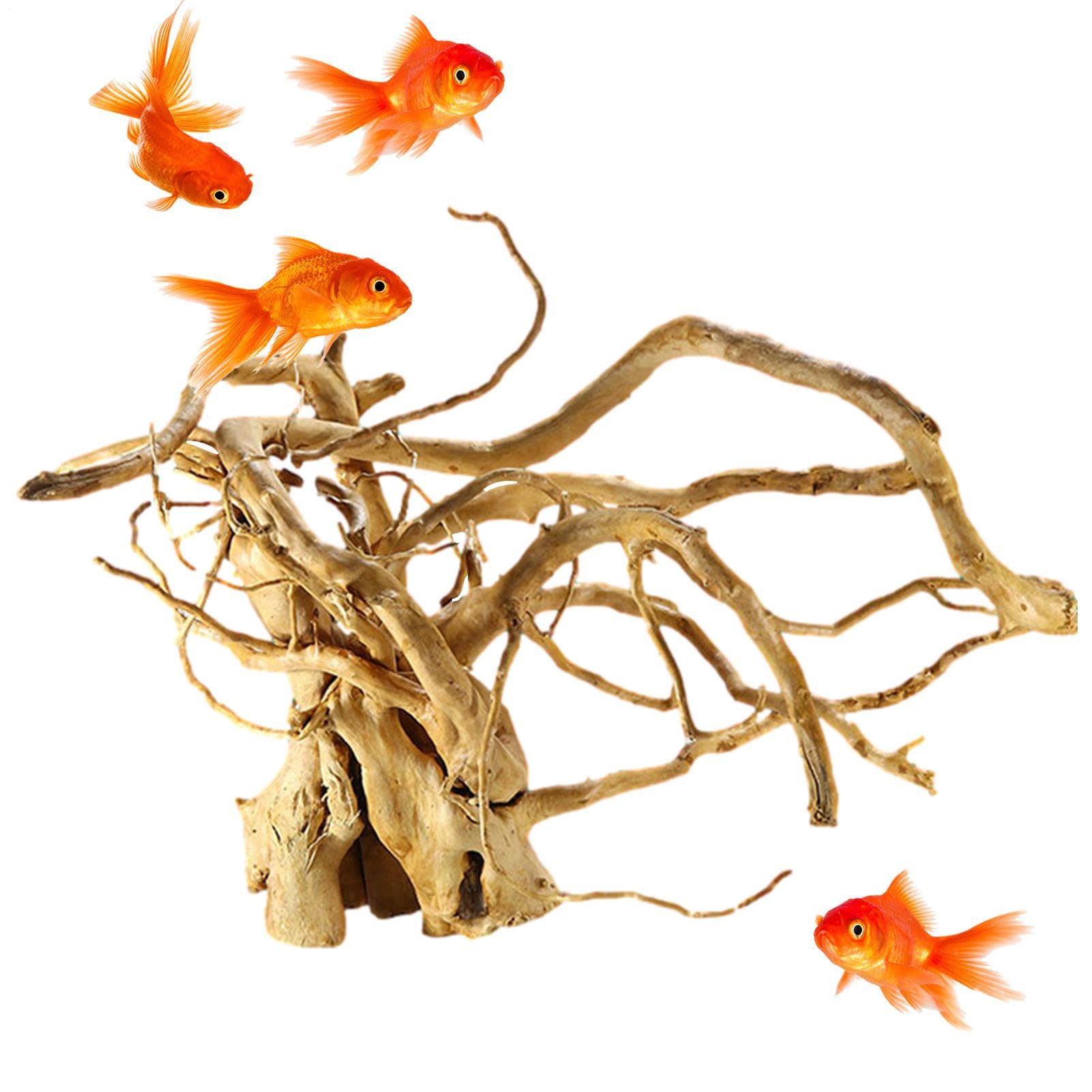 Aquarium Plants Solid Reptile Wood Branches Natural Tree Trunk Plant