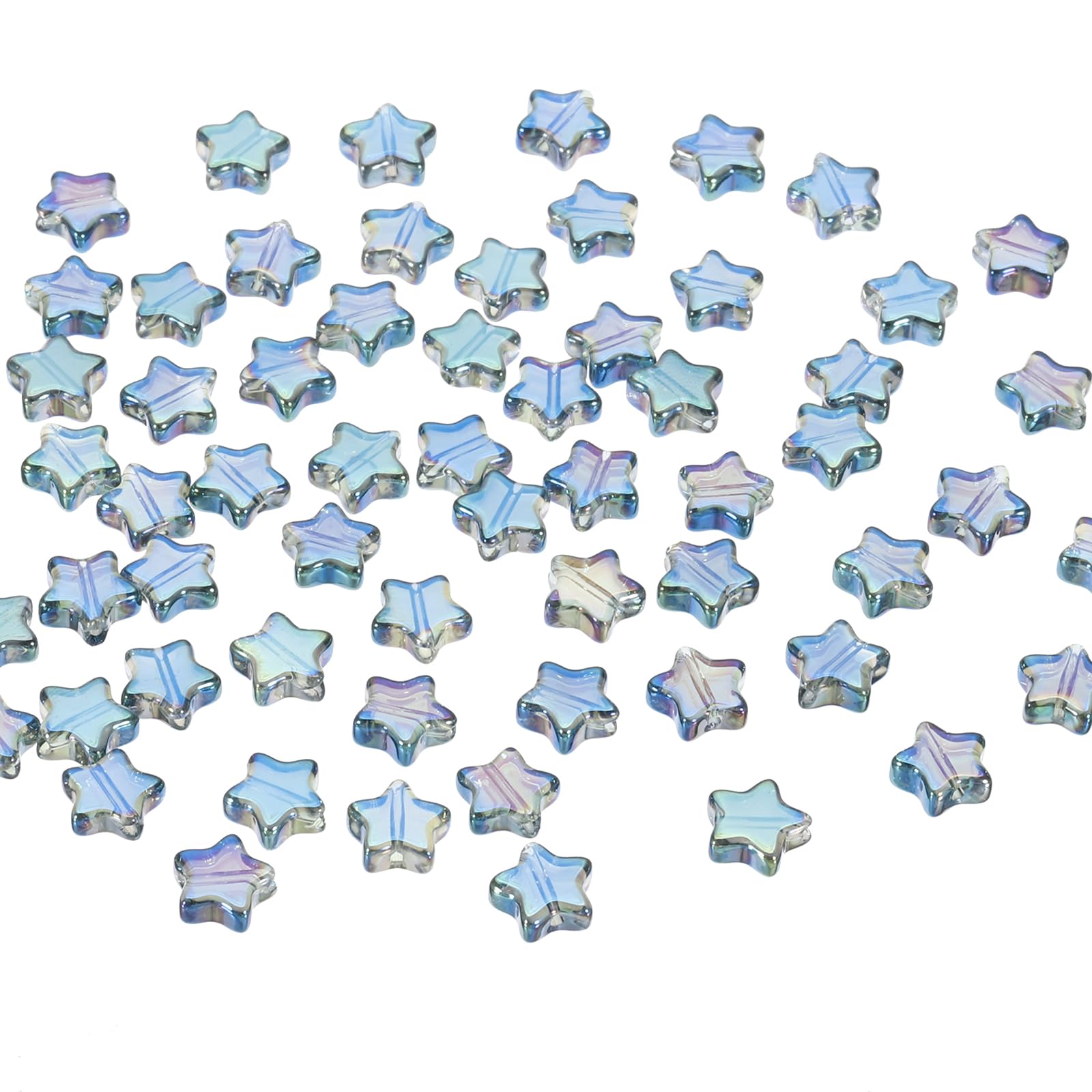 PATIKIL 8mm Crystal Star Beads