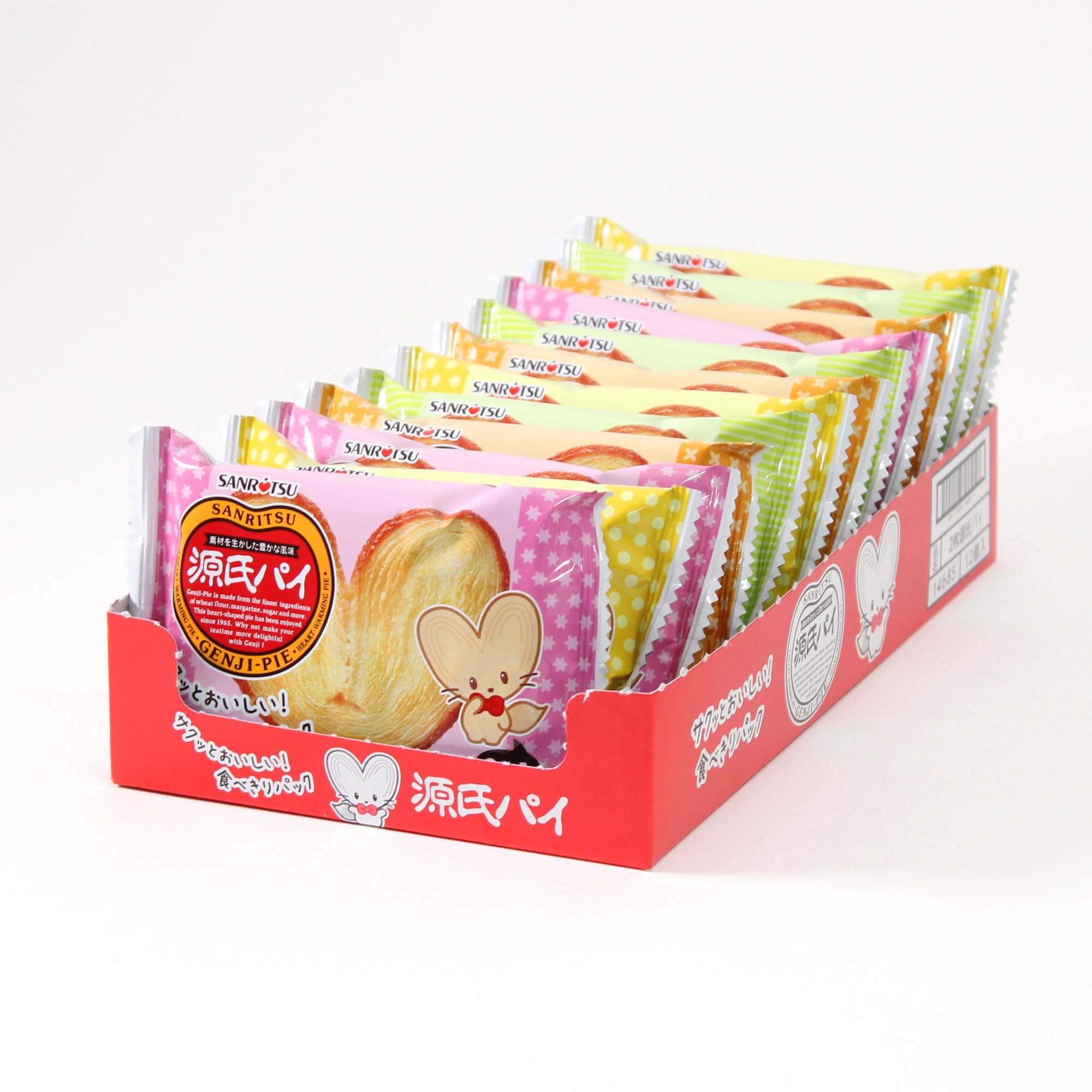 Amazon.co.jp: 三立製菓 源氏パイ 2枚×12袋 : 食品・飲料・お酒