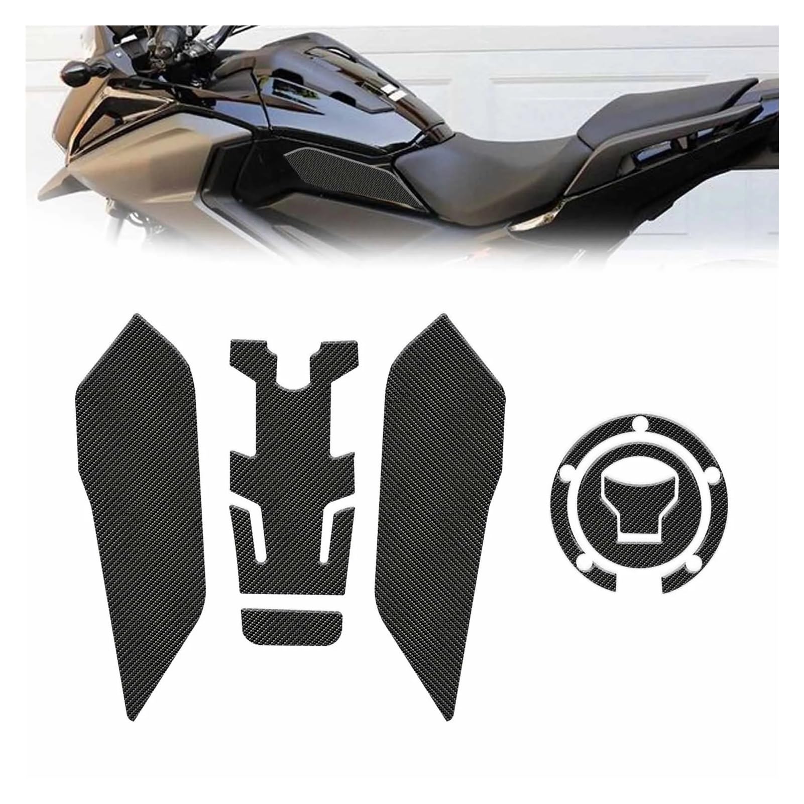 Accessori Motociclette Olio Carburante Benzina Protezione Serbatoio Adesivo Decalcomania Protezione Serbatoio Per NC750X Per NC70X