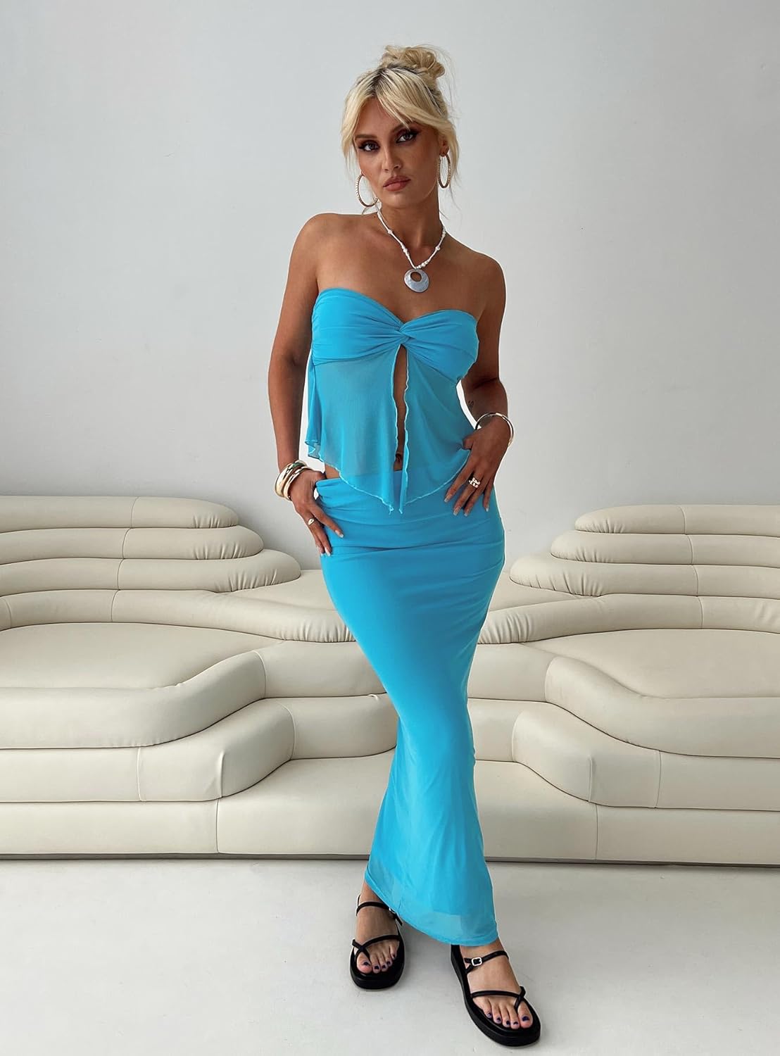 Princess Polly womens Saracho Set Blue