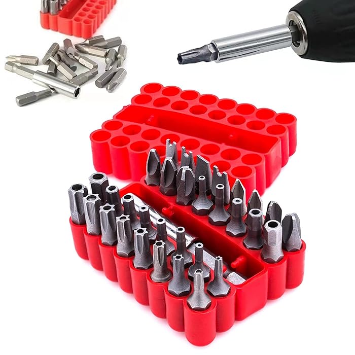 Buy 33pcs security bit set with Extension Bit Holder,tamper proof torx bit set,Torq