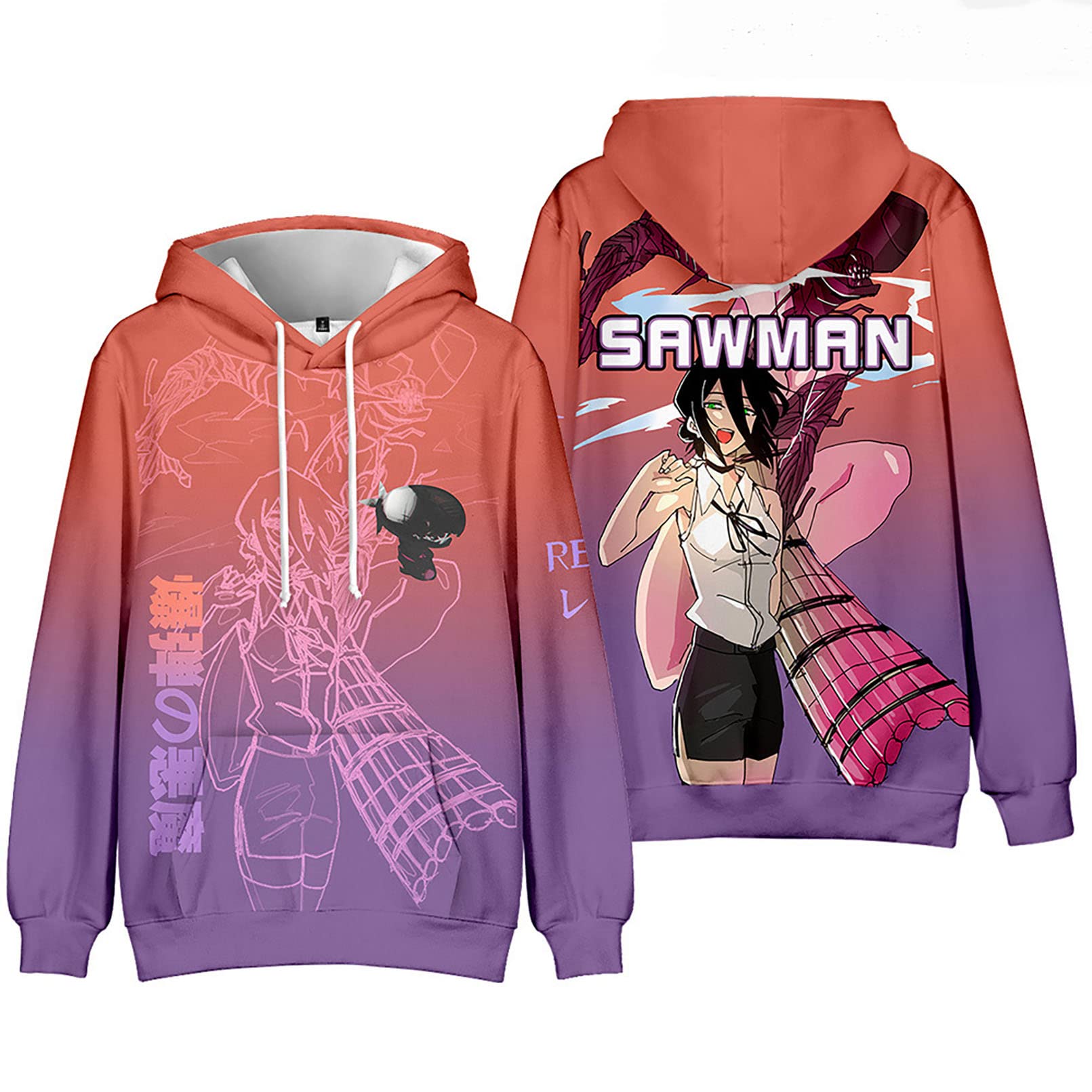 Amazon.co.jp: チェンソーマン パーカー Tシャツ マキマ デンジ ポチタ