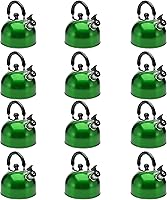 Vista 6 de Hervidor de té silbante de acero inoxidable para estufa de 3 litros (3 cuartos), tetera clásica con mango ergonómico, funciona en placas de Dorado