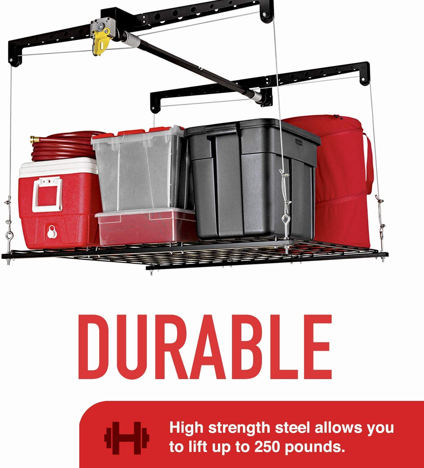 Lift Rack Storage Racor Heavy Lift Storage Platform Garage Gator 3 Ft X 6 Ft Motorized