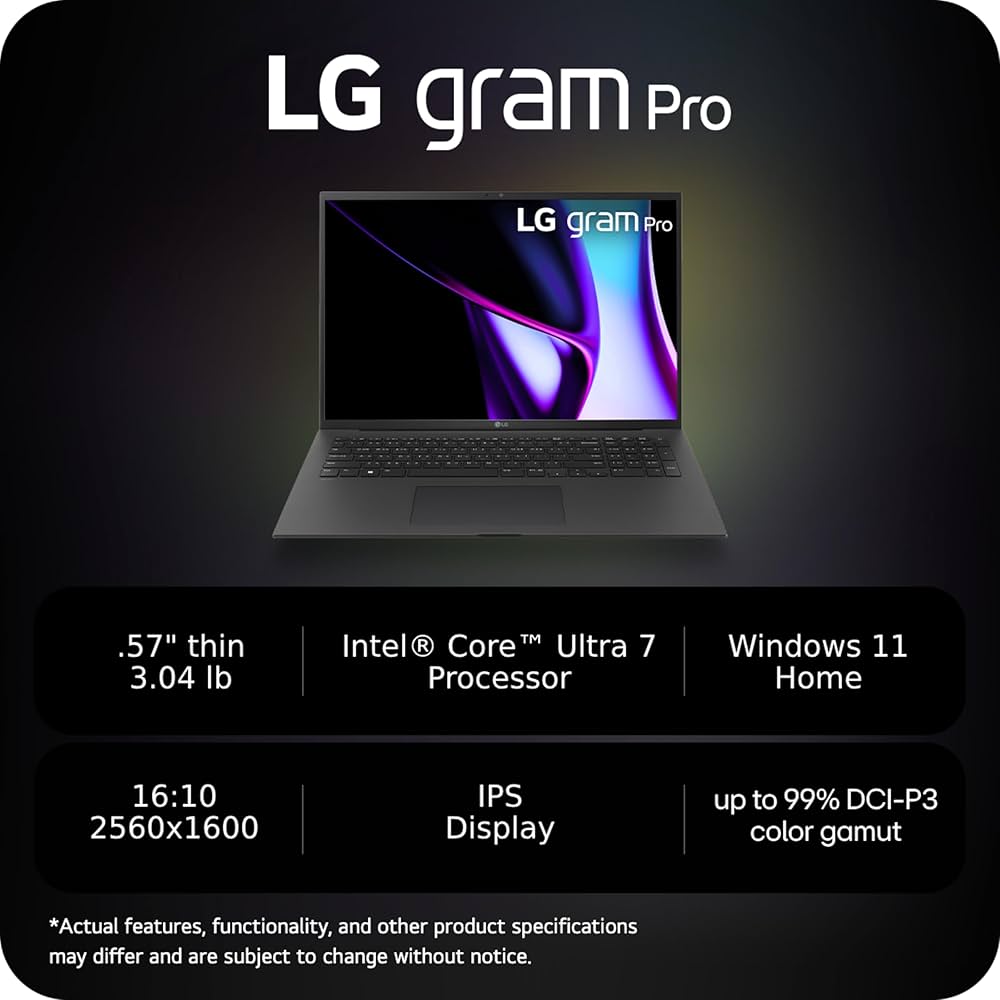 Amazon.co.jp: LG gram Pro 17インチ 薄型軽量ノートパソコン