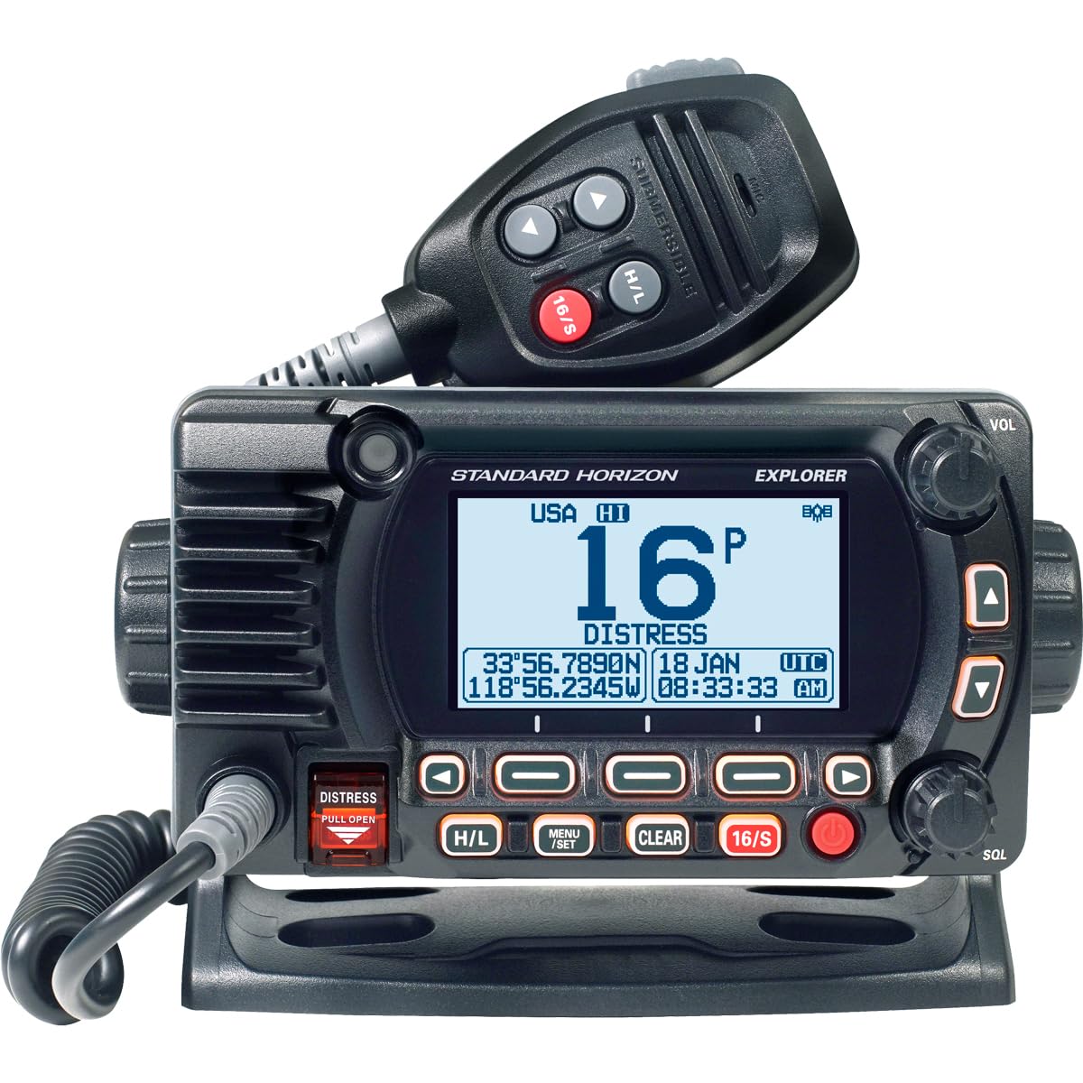STANDARD HORIZON
トランシーバー6セット、充電器、バッテリー付 Amazon.com: Standard Horizon GX1800G Fixed Mount VHF w/GPS