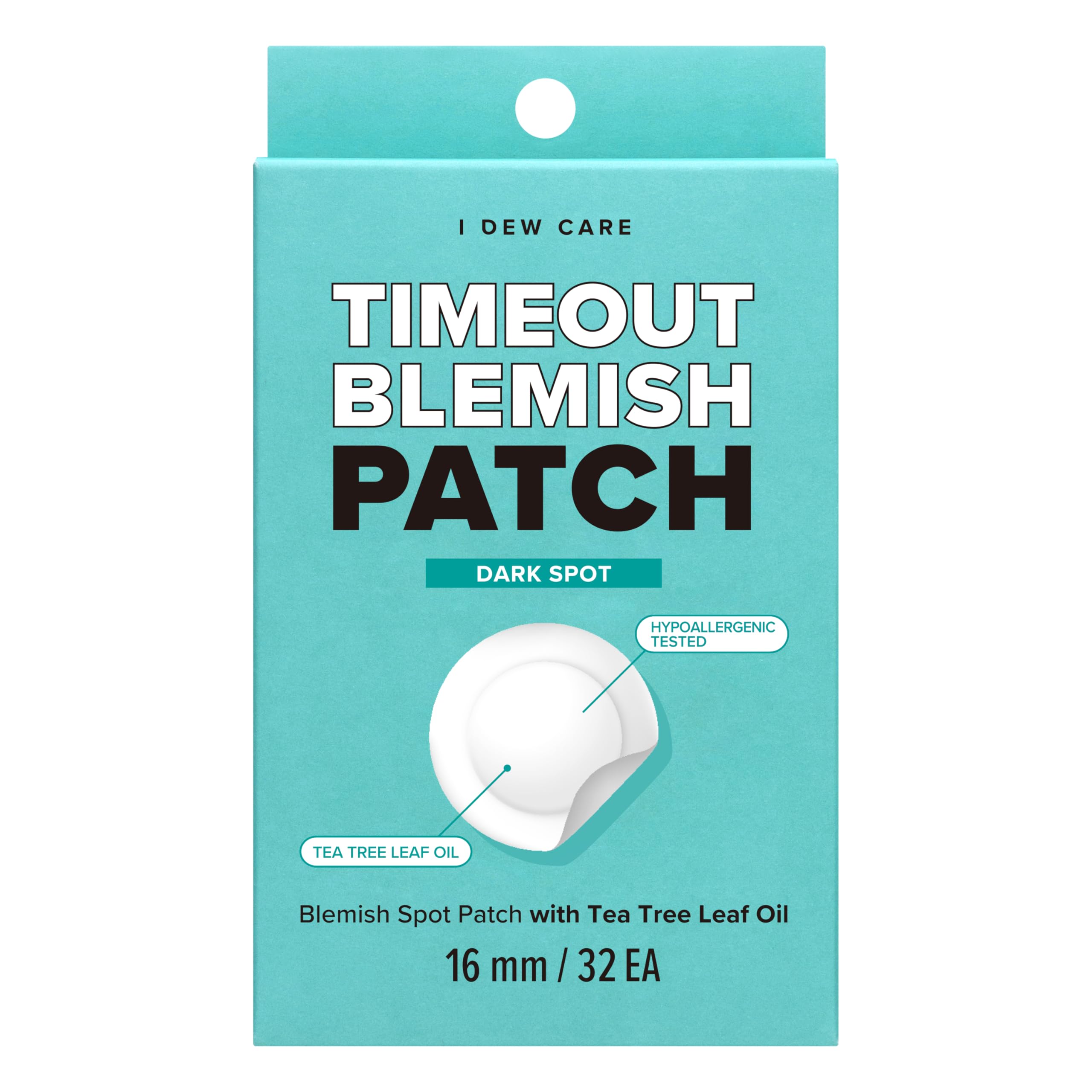 I DEW CARE Hydrocolloid Acne Pimple Patch - Timeout Blemish Dark Spot Korean zit Patches for face and