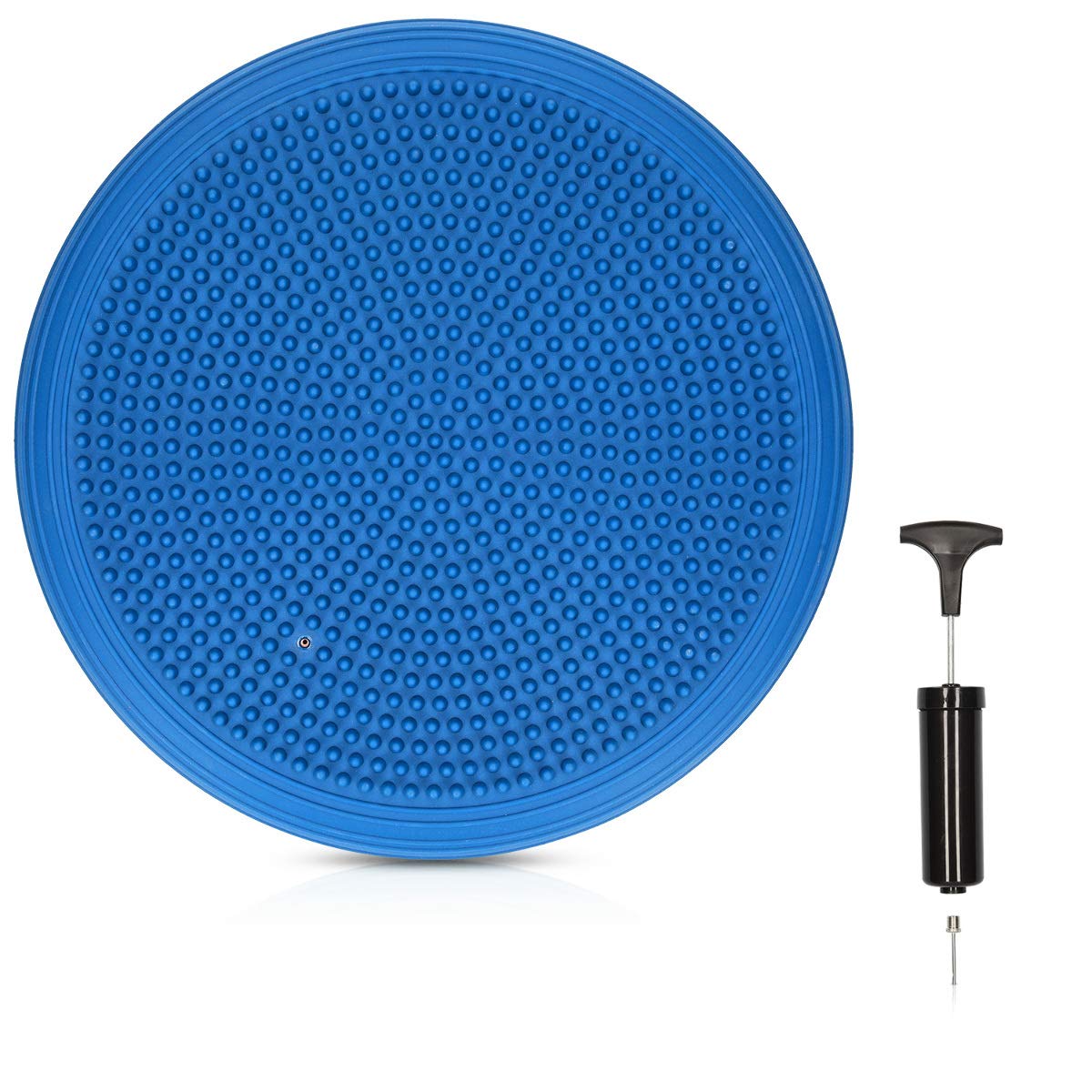 Navaris Cuscino Propriocettivo Ginnastica Posturale - Cuscinetto Medusa Skimmy Balance Gonfiabile - Equilibrio Postura Corretta Ufficio Palestra - Blu