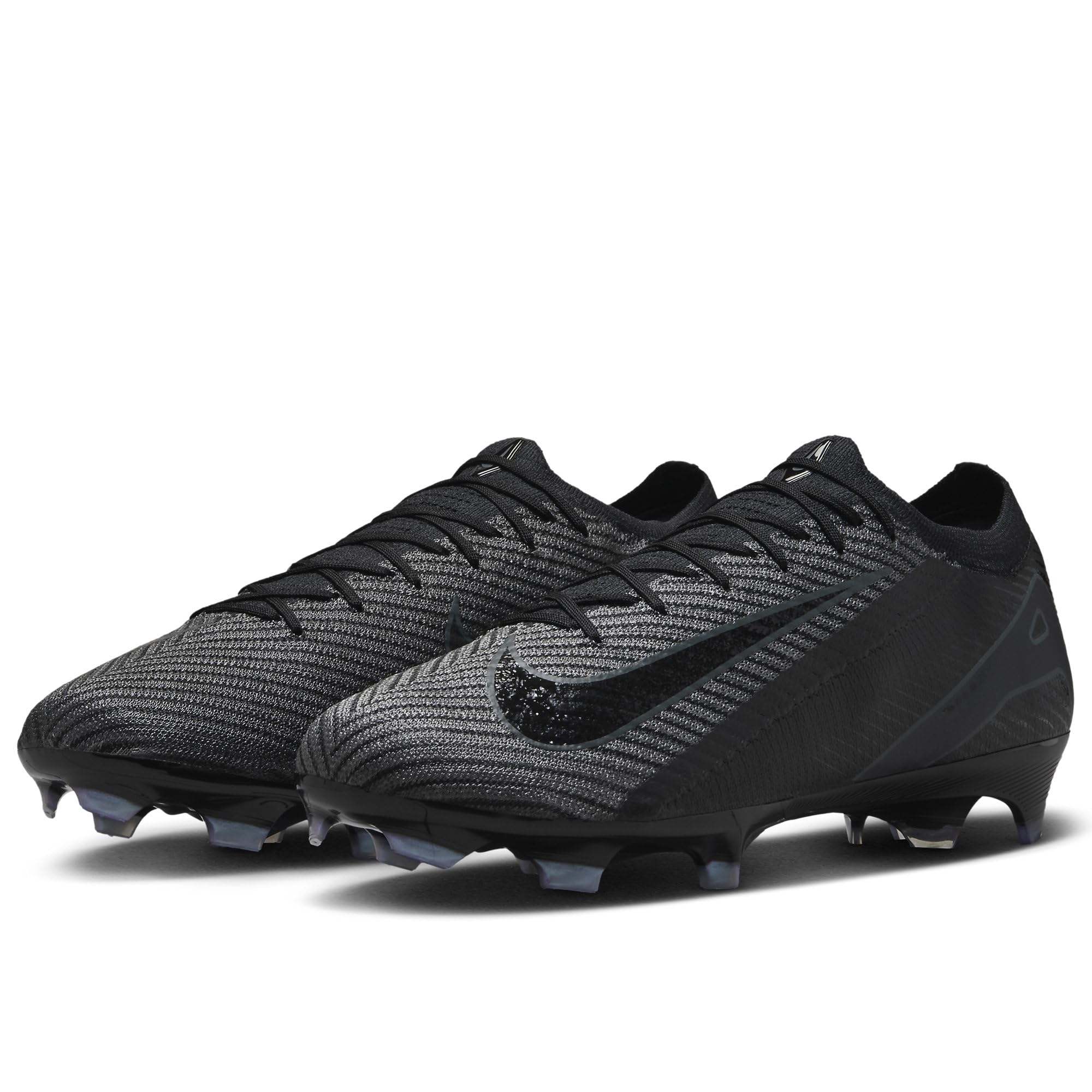 Nike Mercurial Vapor 16 Elite FG Low-Top Soccer Cleats (FQ1457-002, Black/Deep Jungle/Black) Size 10.5