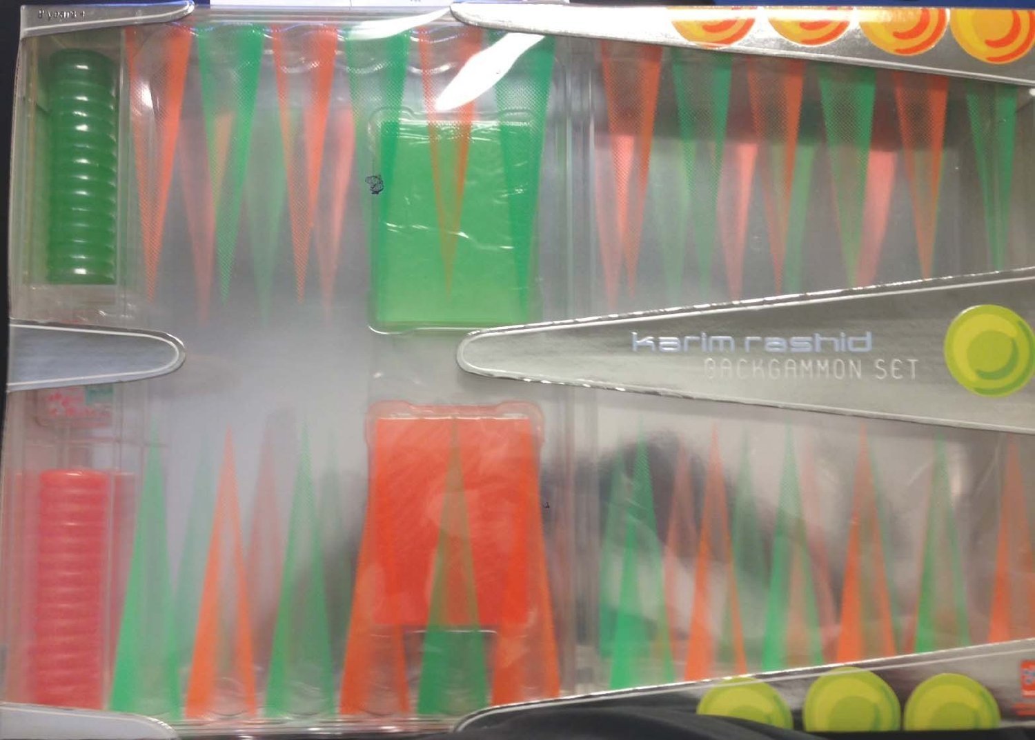 Bozart Karim Rashid Translucent Backgammon Set: Buy Online at Best