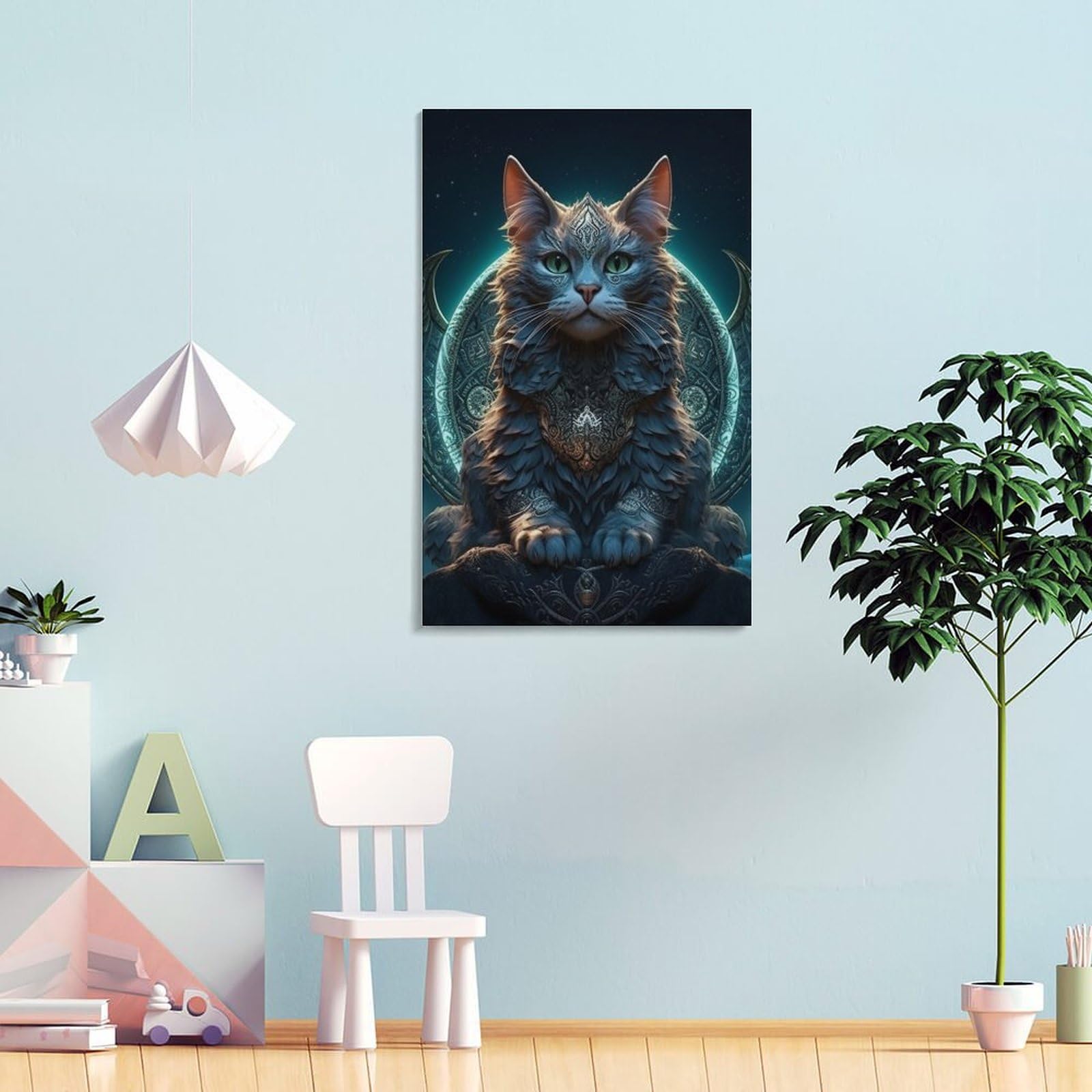 YTPONBCSTUG Cuadro Lienzo Pintura Cartel Gato Impresión De Imagen Cuadros Decorativos Sala De Estar Cuarto De Baño Comedor Decoración De Pared