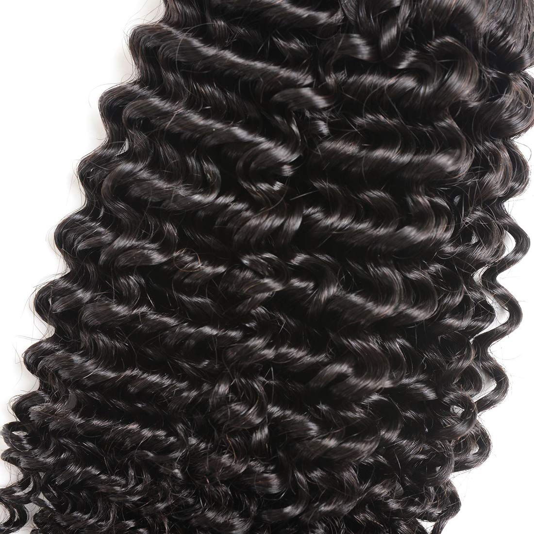 Brazilian Curly Bundles Human Hair Virgin Hair Kinky Curly 100% Unprocessed Remy Virgin Cheap Human Hair Weave Extensions Natural Black Quick Weave for Black Women