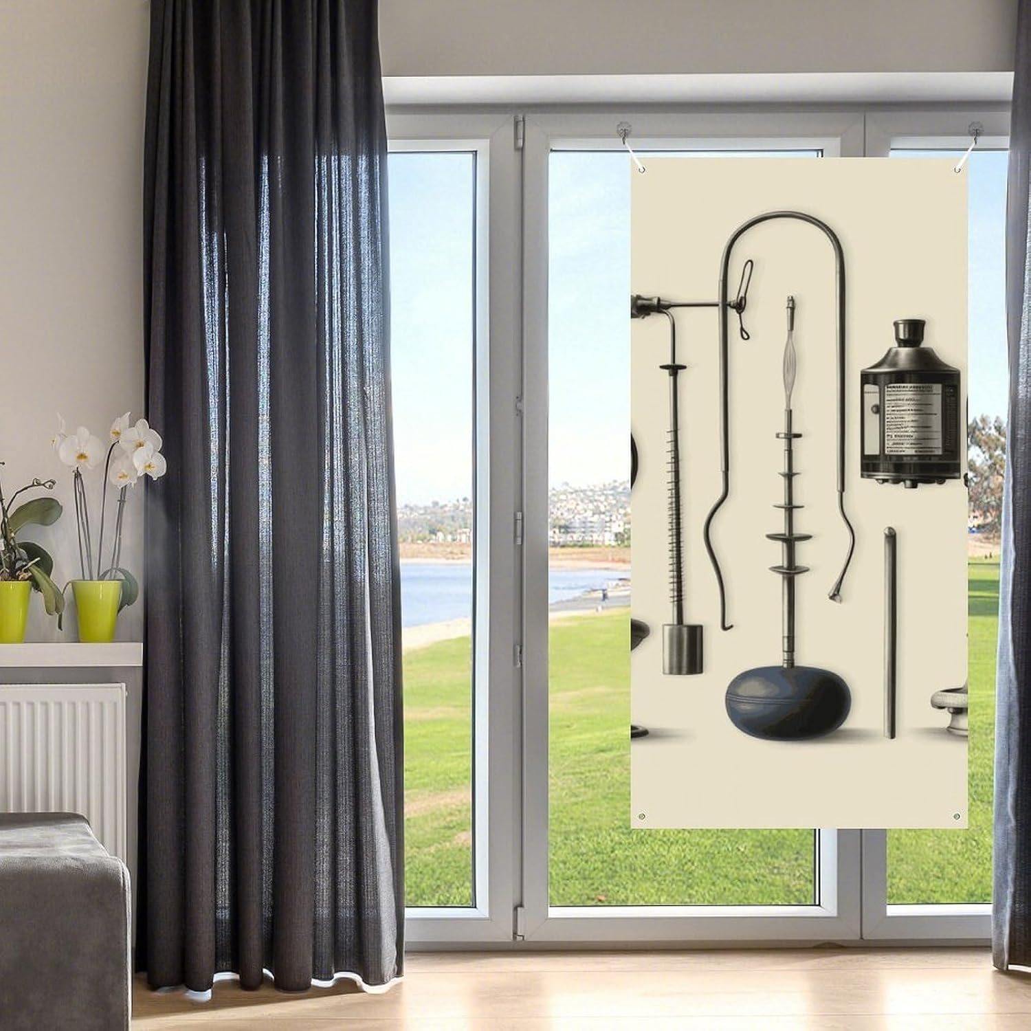 YHNNH Medical Apparatus and Instruments Doorway Curtain, Room Darkening Thermal Insulated Blackout Curtains,Door Curtains, Tapestry Entrance for Restaurant Kitchen