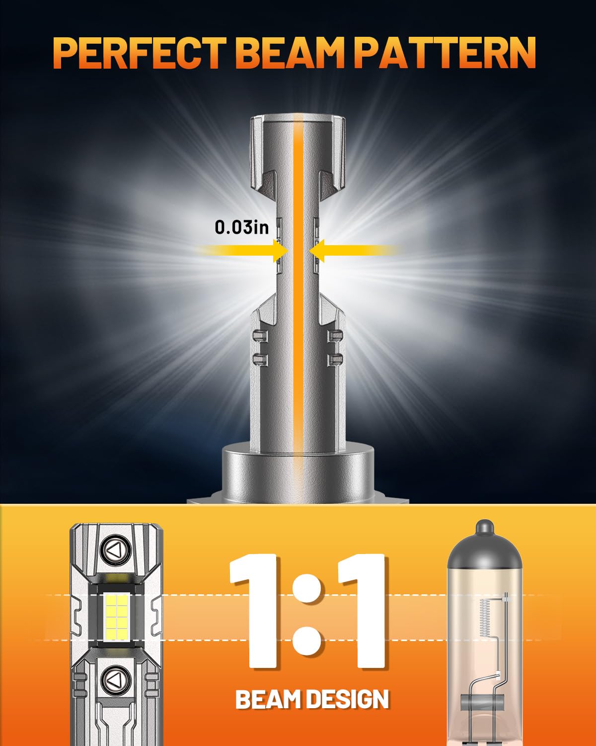 Fahren H11/H9/H8 Luz antiniebla