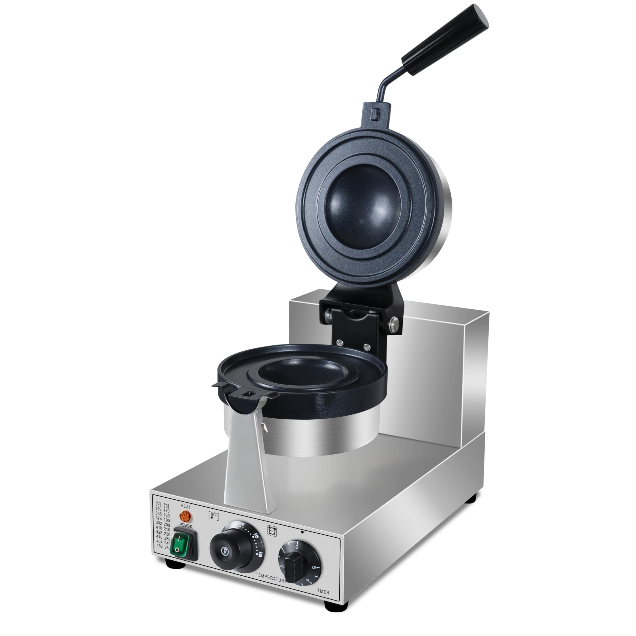 Ice Cream Burger Maker, Electric Burger Waffle Maker, rotary Hamburger sandwich machine Non-stick Panini press waffle machine 110V Gelato Panini Press machine for Home Kitchen Use Breakfast