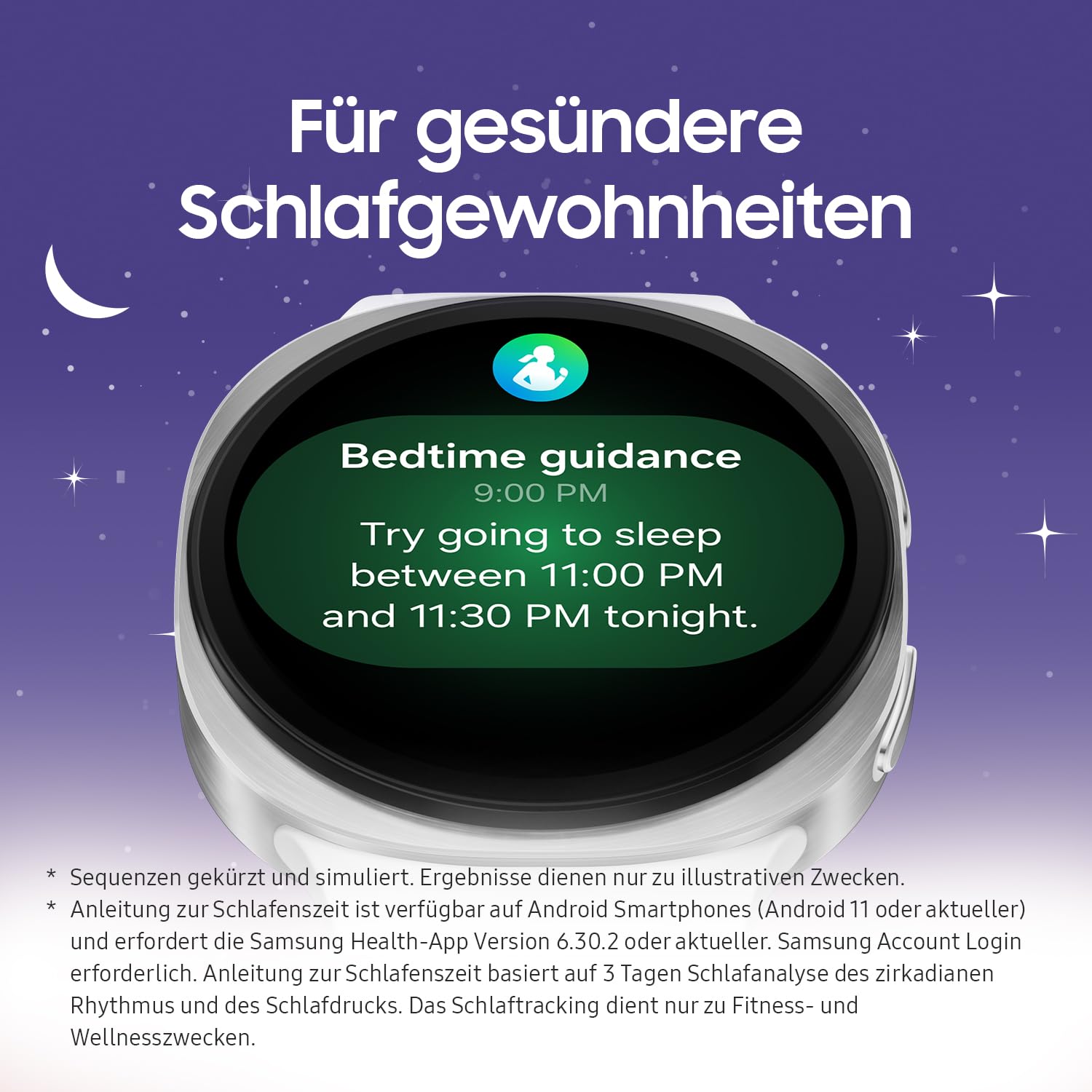 Samsung Galaxy Watch8 Smartwatch 40 mm Bluetooth Graphite Fitness-Uhr mit Galaxy AI