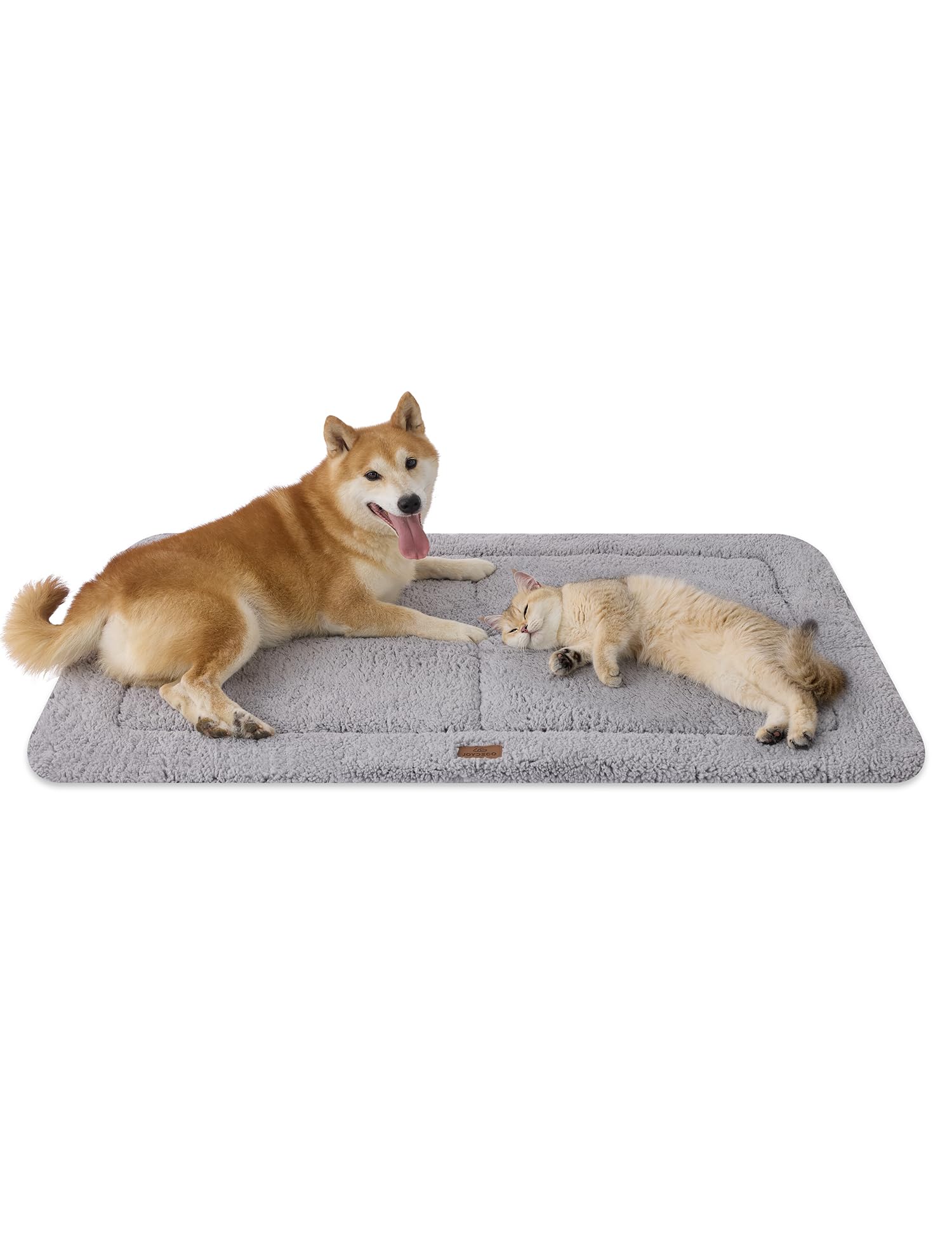 Tapis de cage pour chien Joydeco lavable et réversible en polaire taille M de 121 cm
