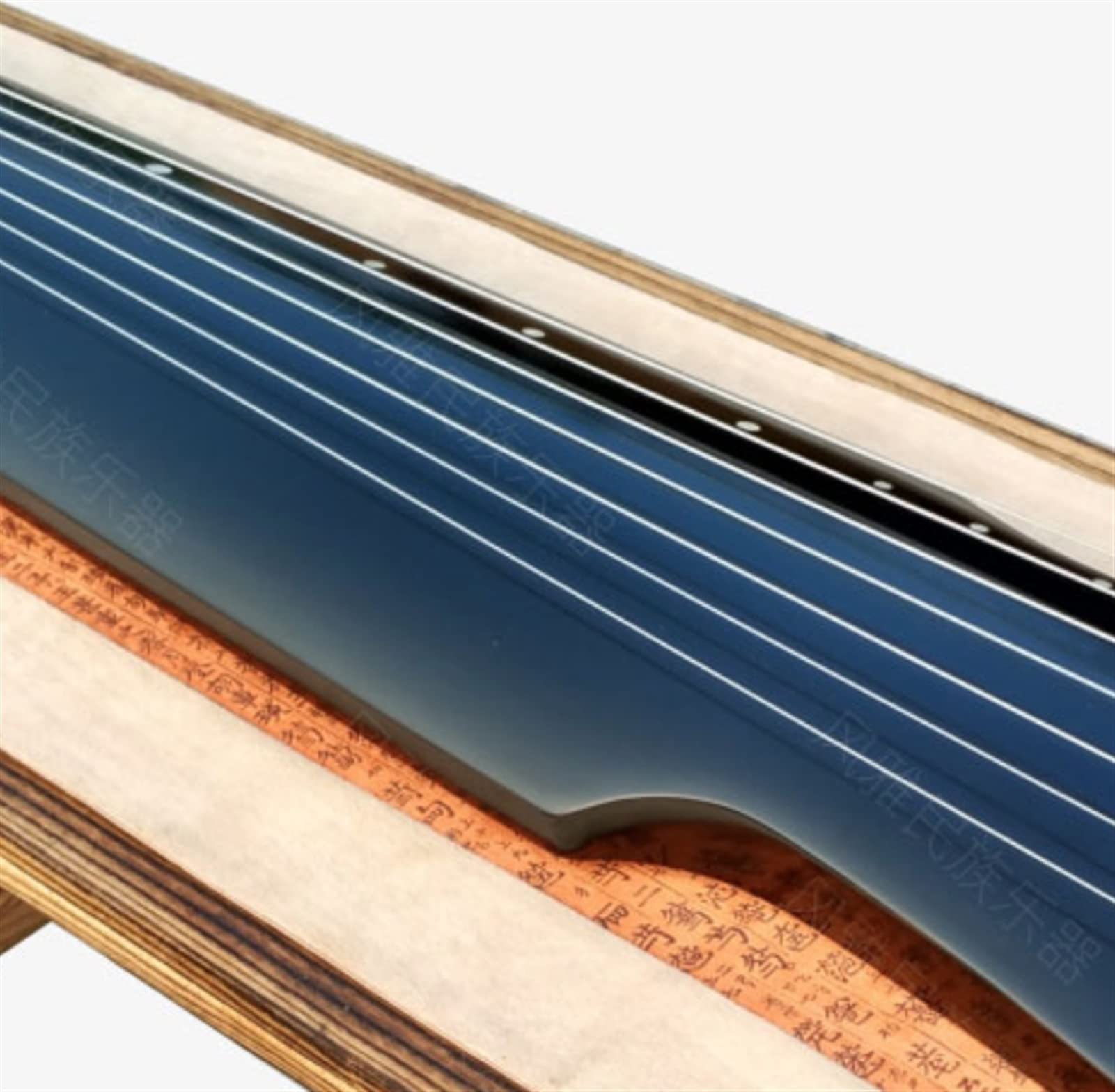TSTS Chinesische Zither Handgemachte Fuxi Guqin Erwachsene Anfänger Praxis Lyre Instrument 7 Saiten Alte Zither