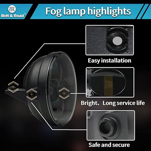 Miniatura 3 de Luces antiniebla LED de doble color mejoradas para Ford F150 (2006-2014), Ranger (2008-2011), Expedition (2007-2014), lado del conductor y del