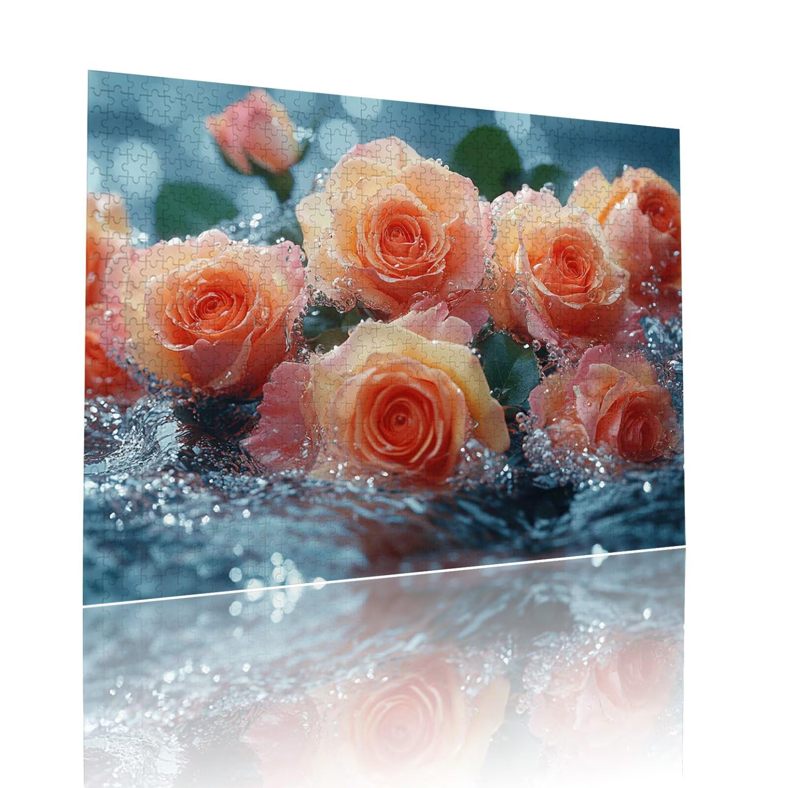 Blume Puzzle für Erwachsene Kinder Anspruchsvoll 5000 Teile Impossible Klassische Puzzles Schwer Anlage ab 8 9 10 Jahre Mädchen Jungen Jigsaw Kunst Educa,für Dekoration und Geschenke 105x156cm t-357