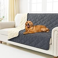 Vista 33 de Smiry Manta impermeable para cama de perro de 30 x 53 pulgadas, suave manta reversible para mascotas, lavable, a prueba de fugas, para sofá