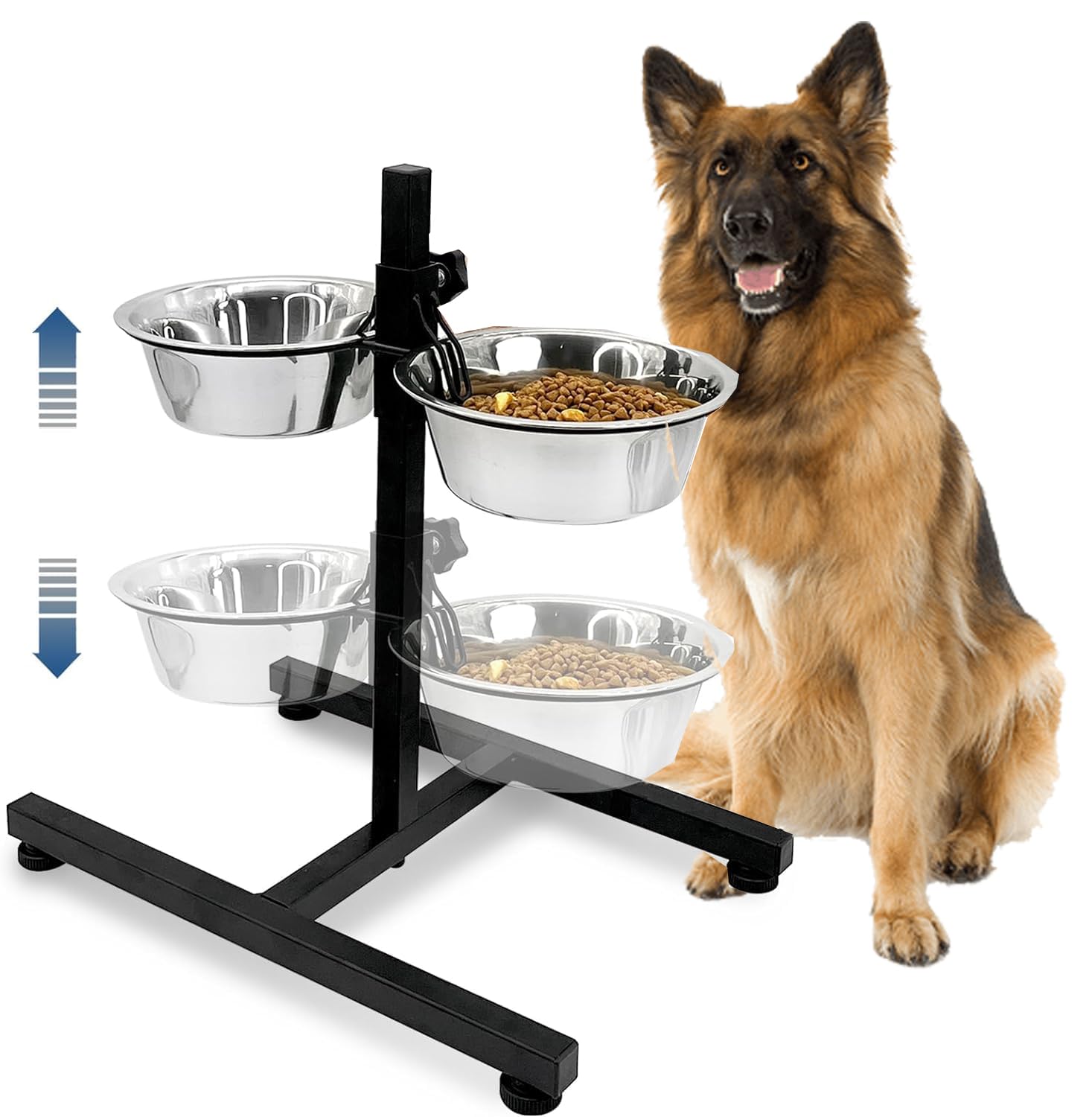 See full amazon price history chart for 4000Ml X 2 Extra Large Pets Bowl Adjustable Elevated Pet Feeder Dog Food Bowl, Water Bowls, H-Base Double Bowl Stand Two Stainless Steel Removable (Pack Of 1, 24 X 12 X 10 Cm) 4000Ml X 2 Extra Large Pets Bowl Adjustable Elevated Pet Feeder Dog Food Bowl, Water Bowls, H-Base Double Bowl Stand Two Stainless Steel Removable (Pack Of 1, 24 X 12 X 10 Cm) (B0D1MPM1M2) Amazon Price History, Amazon Price Tracker