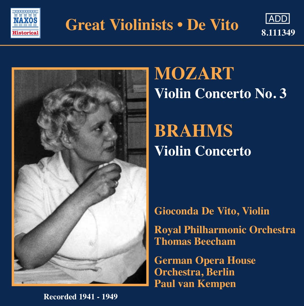 Mozart/ Brahms: Violin Concertos