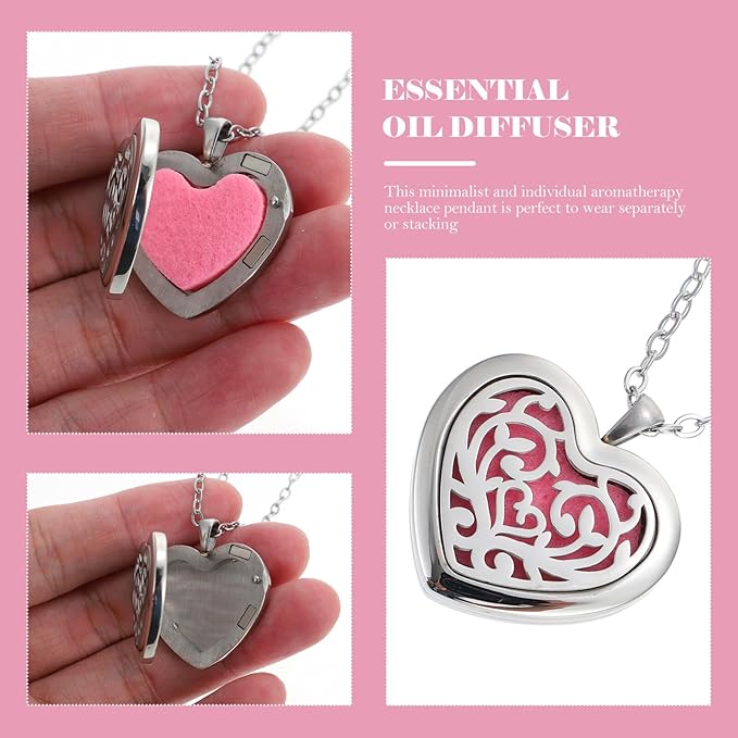Difusor de Aromas Colgante Corazón DEARMAMY Acero Inoxidable miniatura 5