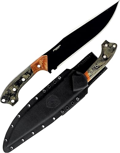 Herramienta y cuchillo cóndor Atrox, cuchillo fijo de hoja Atrox, 17.69 pulgadas en general, negro
