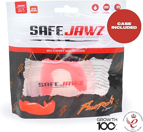 Miniatura 5 de SAFEJAWZ Protector bucal delgado para adultos y jóvenes con estuche para boxeo, baloncesto, lacrosse, fútbol, artes marciales, hockey y todos los