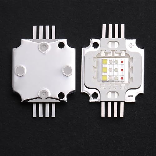 Miniatura 8 de LEDGUHON Módulo de chip LED de alta potencia de 10 W, COB RGB multicolor, iluminación COB de alta intensidad, lámpara de atenuación inteligente,